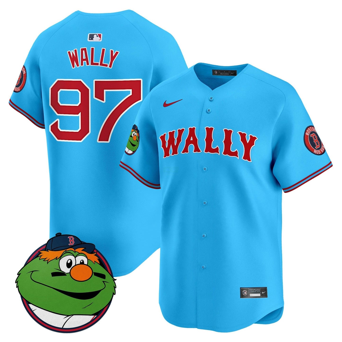 Camisa MLB Men’s Boston Wally Vapor Premier Limited Jersey