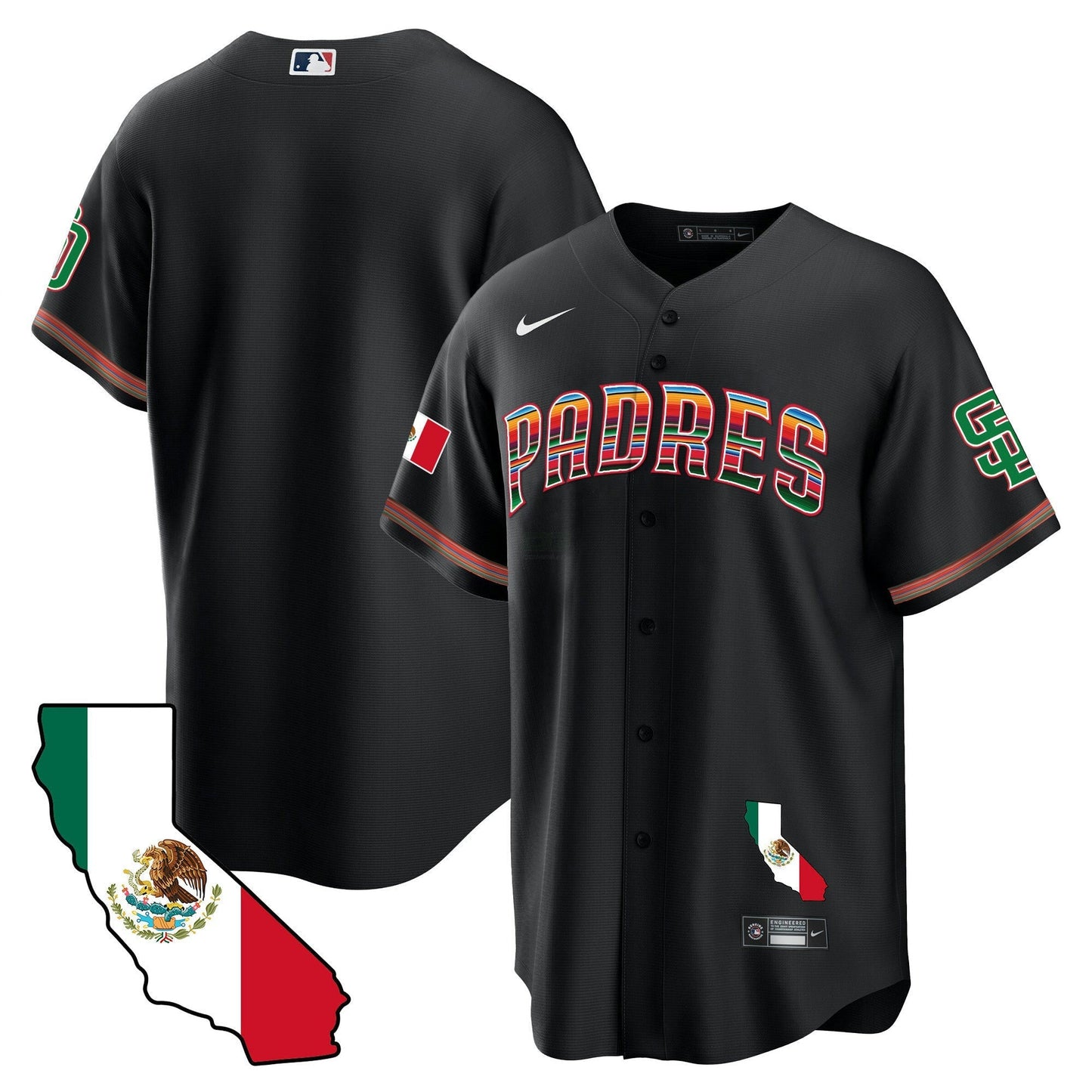 Camisa MLB Men’s California Map Cool Base Jersey
