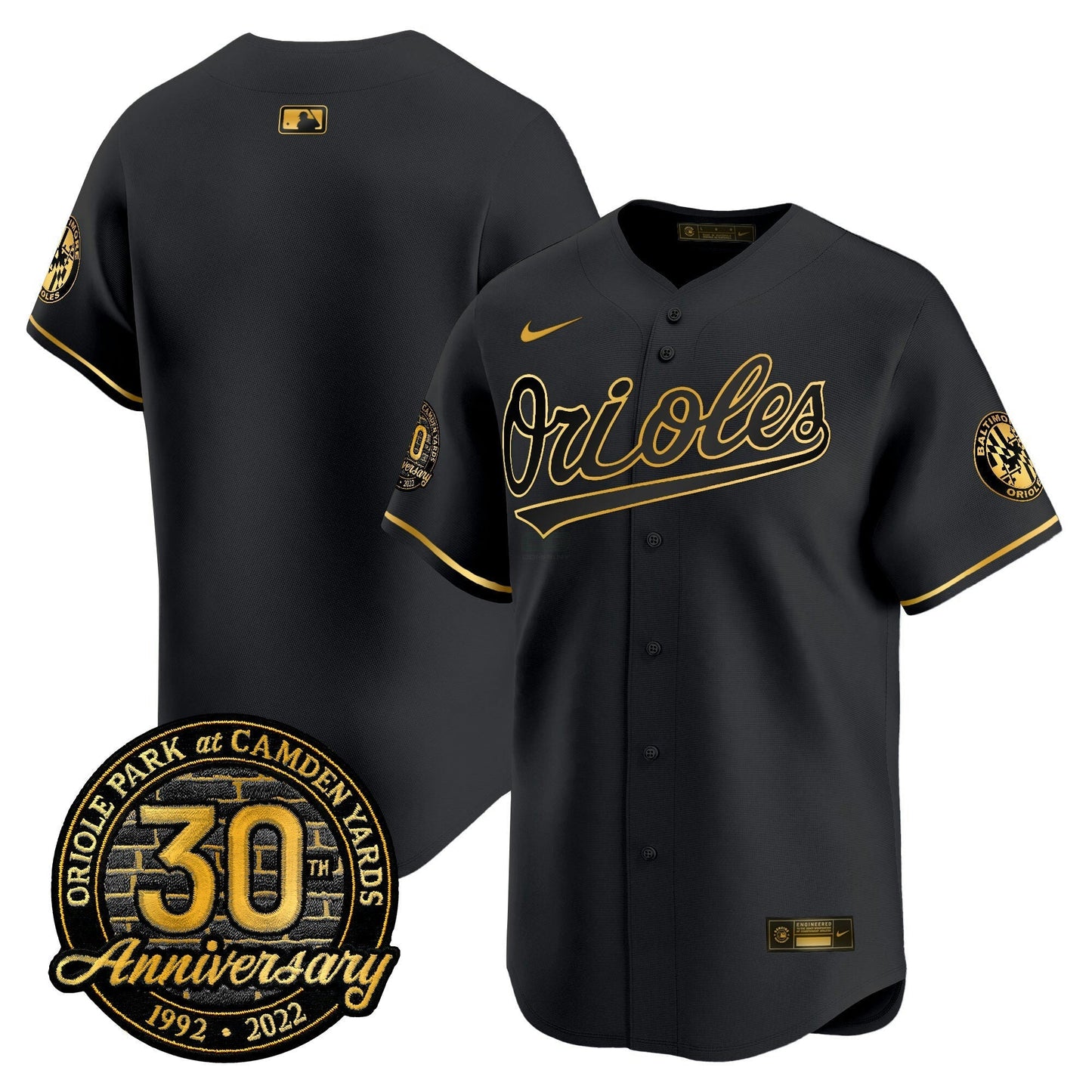 Camisa MLB Men’s Camden Yards 30th Anniversary Patch Vapor Premier Limited Jersey