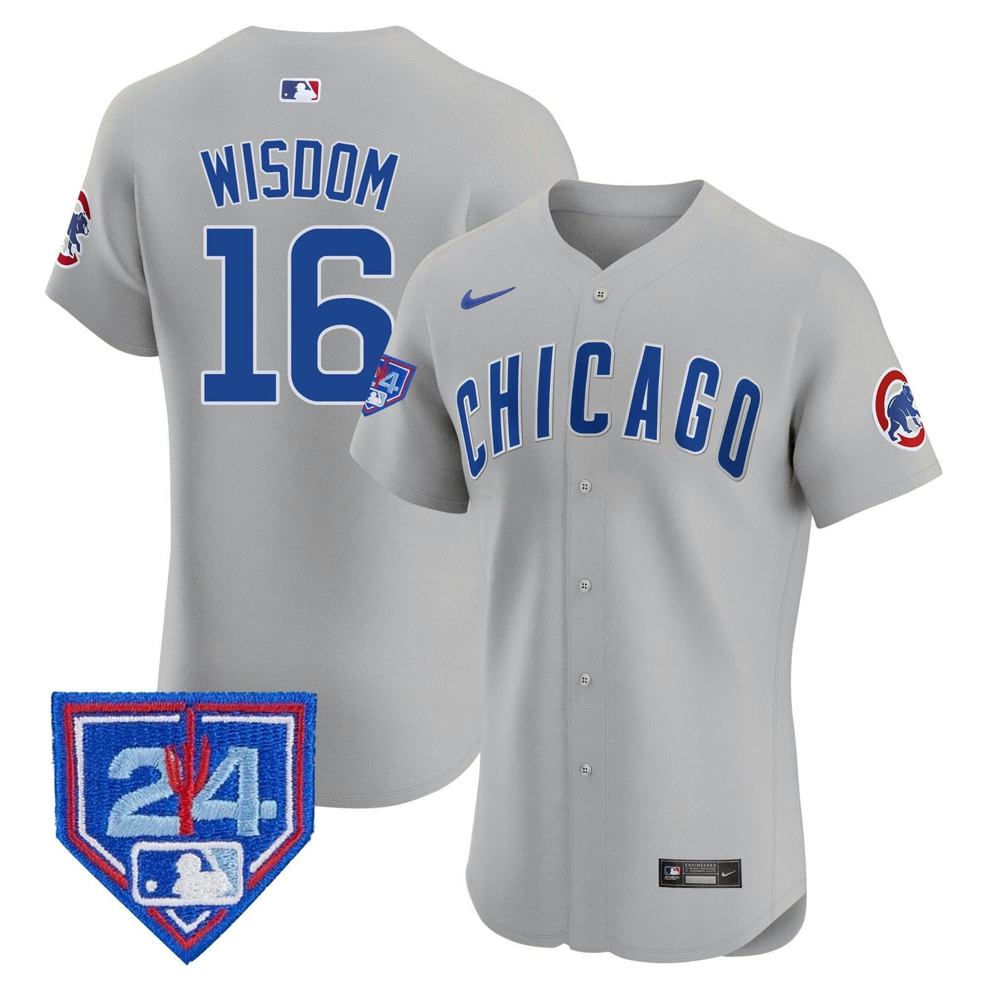 Camisa MLB Men’s Chicago 2024 Spring Training Patch Vapor Premier Elite Jersey V2