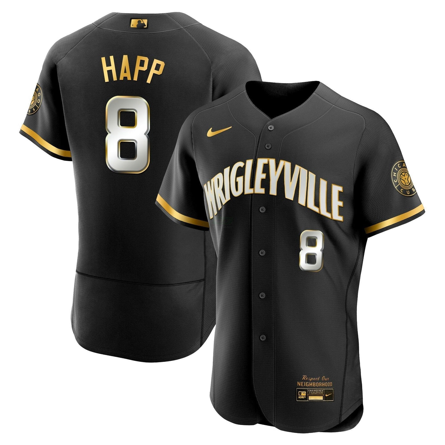 Camisa MLB Men’s Chicago City Connect Dourada Jersey