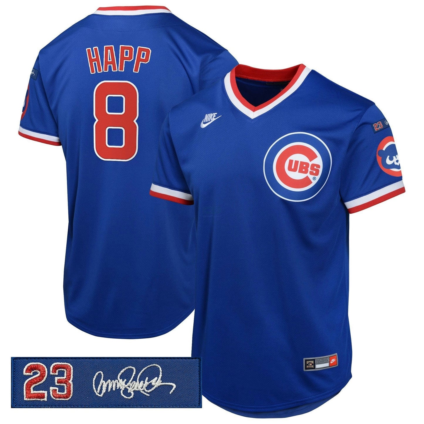 Camisa MLB Men’s Chicago ‘Ryne Sandberg Tribute Patch’ Cooperstown Jersey