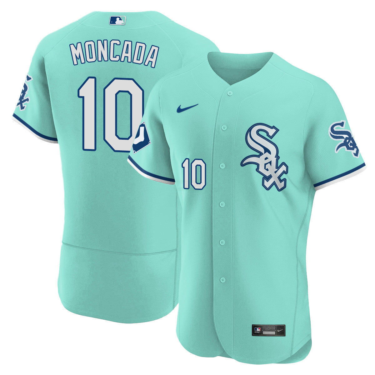 Camisa MLB Men’s Chicago Teal Collection Jersey