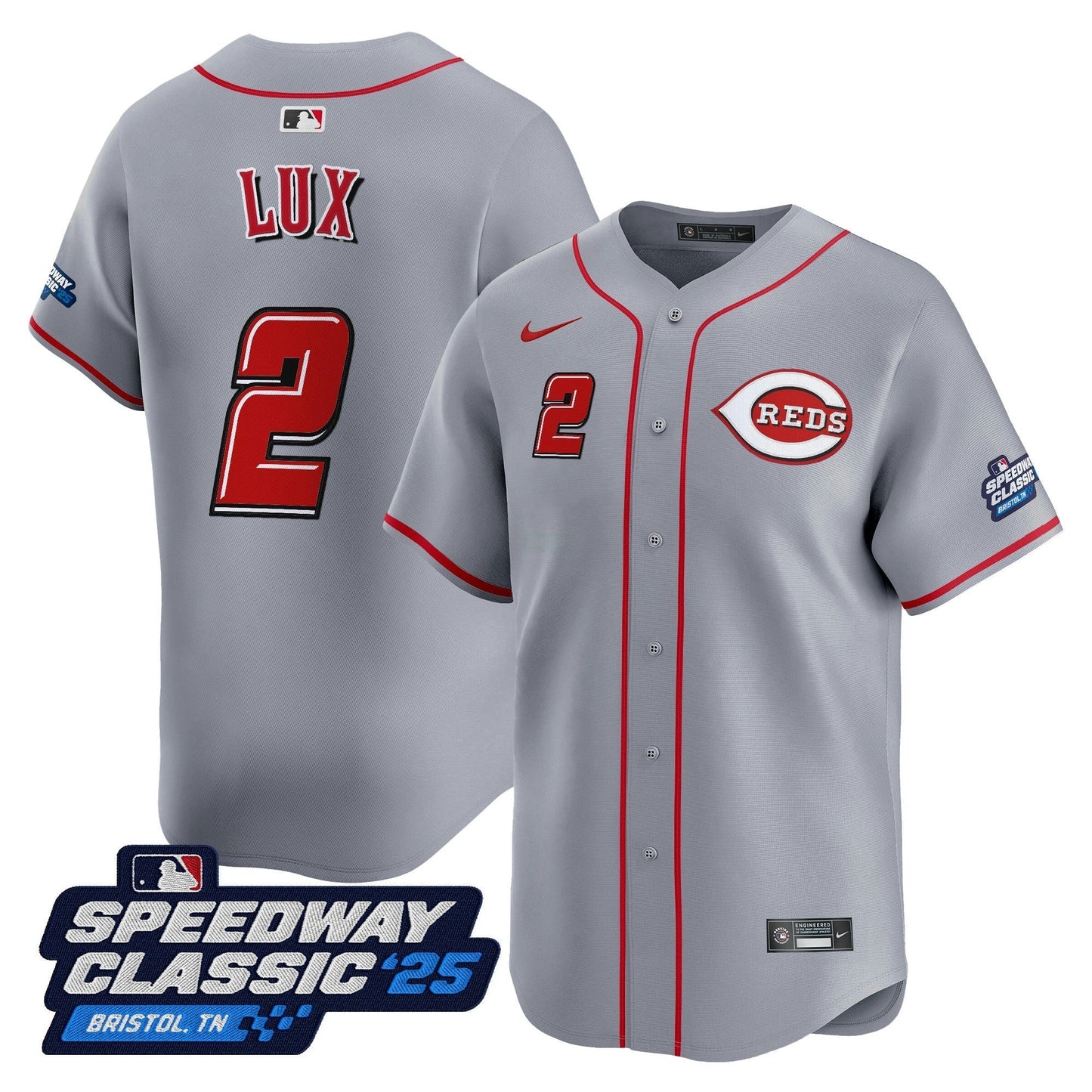 Camisa MLB Men’s Cincinnati ‘Speedway Classic’ Vapor Premier Limited Jersey