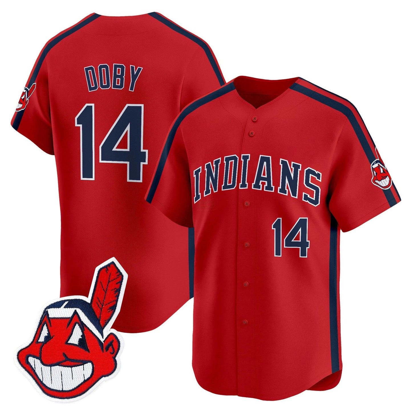 Camisa MLB Men’s Cleveland Indians Ricky ‘Wild Thing’ Vaughn Vapor Premier Limited Jersey