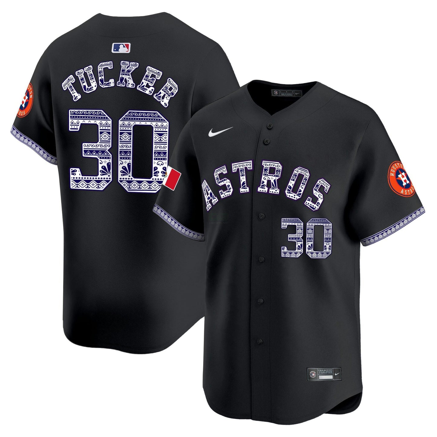Camisa MLB Men’s Houston Mexico Vapor Premier Limited Jersey V2