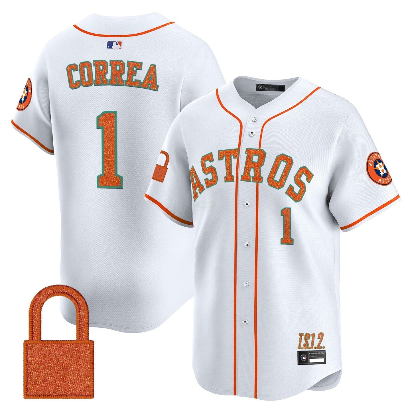 Camisa MLB Men’s Houston ‘Taylor Swift – TS12 – The Life of a Showgirl’ Vapor Premier Limited Jersey