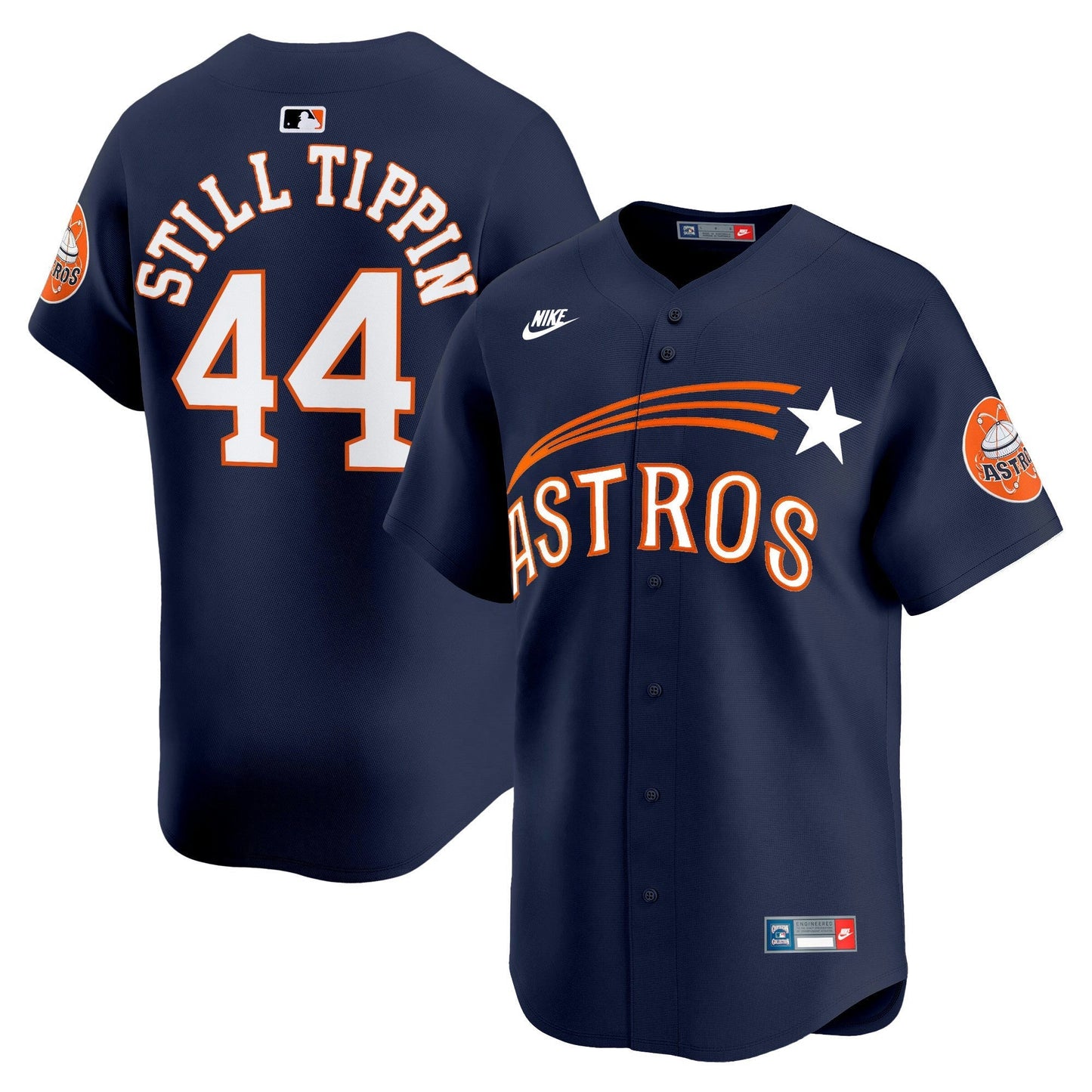 Camisa MLB Men’s Houston Throwback Cooperstown Vapor Premier Limited Jersey