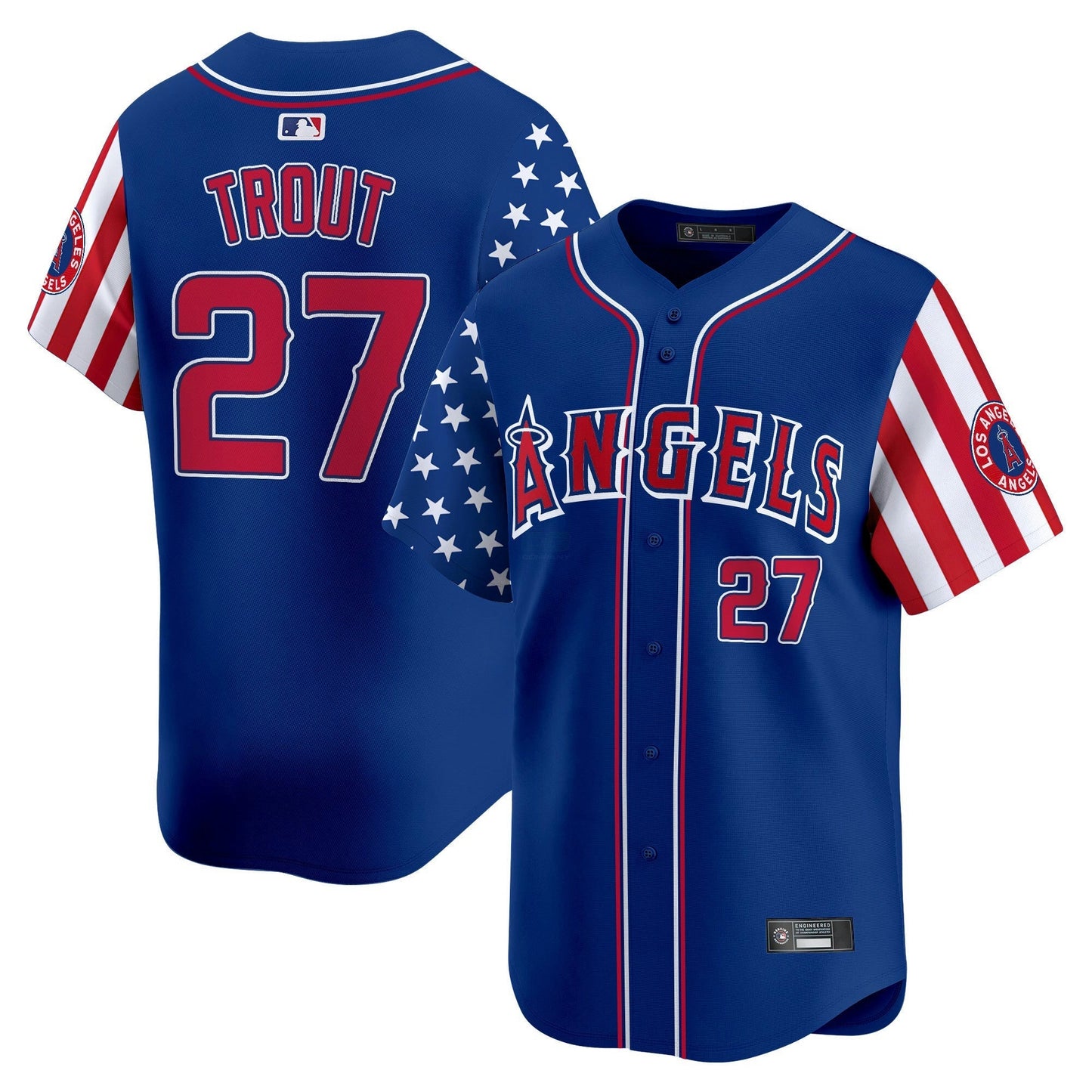 Camisa MLB Men’s Los Angeles 2025 Independence Day Vapor Premier Limited Jersey