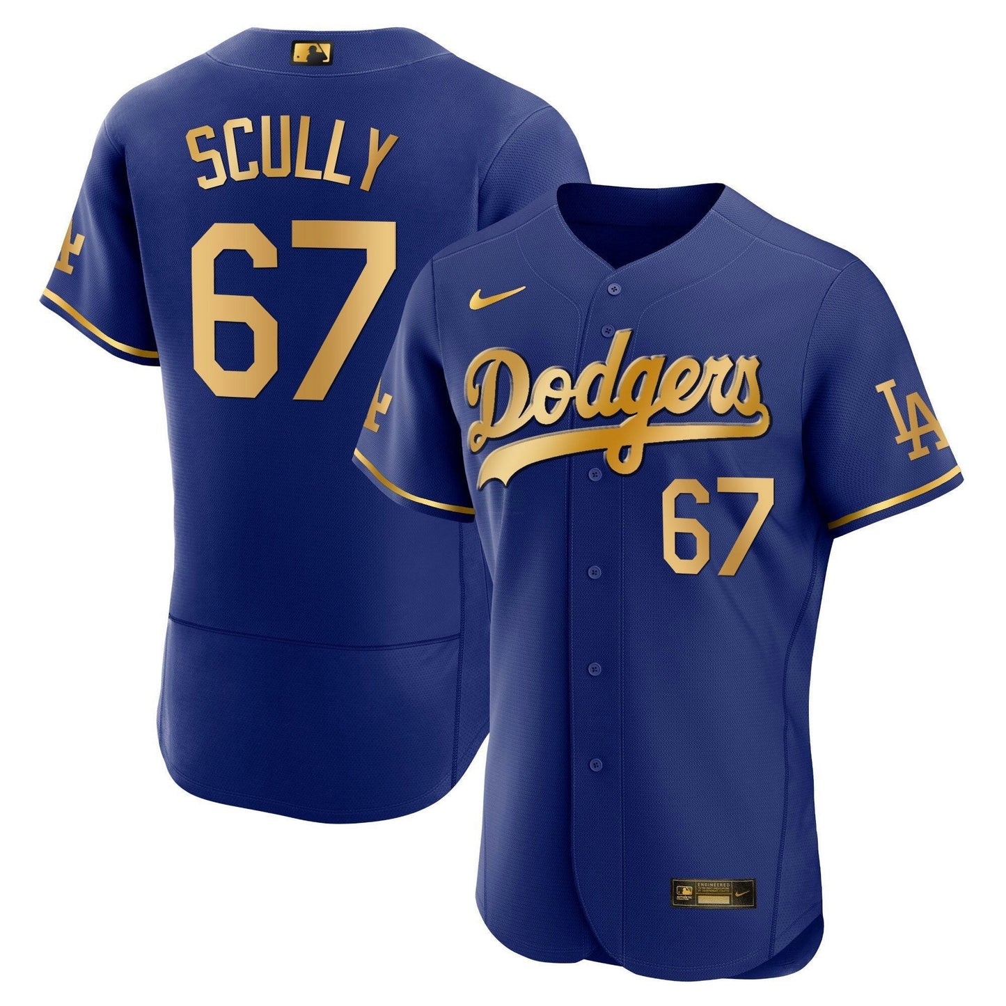 Camisa MLB Los Angeles Dodgers Men’s Los Angeles Flex Base Dourada Jersey