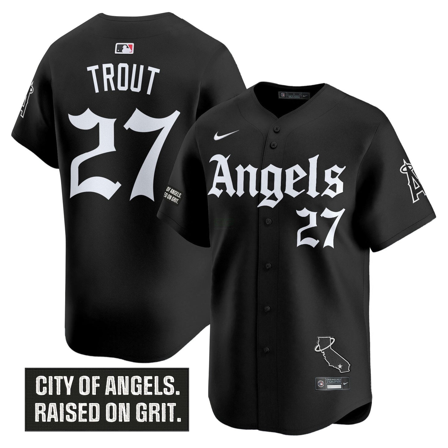 Camisa MLB Men’s Los Angeles ‘Gothic Halo Edition’ Vapor Premier Limited Jersey