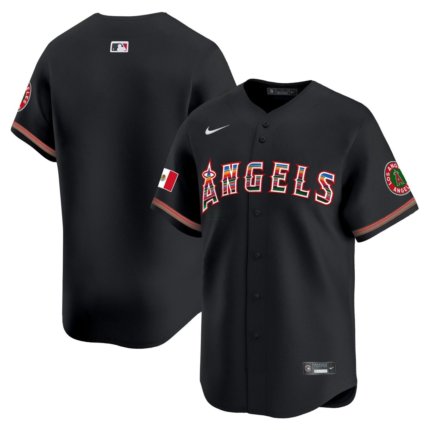 Camisa MLB Los Angeles Angels Men’s Los Angeles Mexico Vapor Premier Limited Jersey