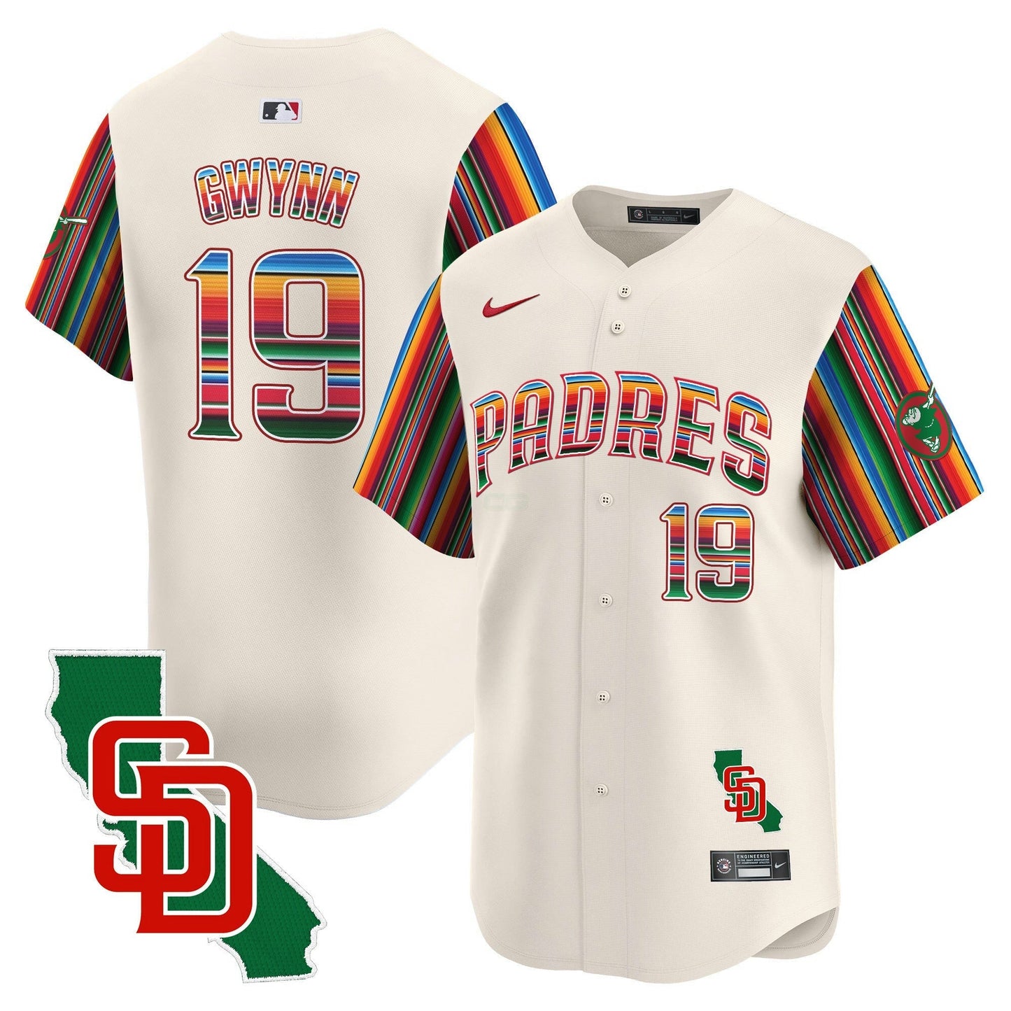 Camisa MLB Men’s Mexico California Patch Vapor Premier Limited Jersey V6