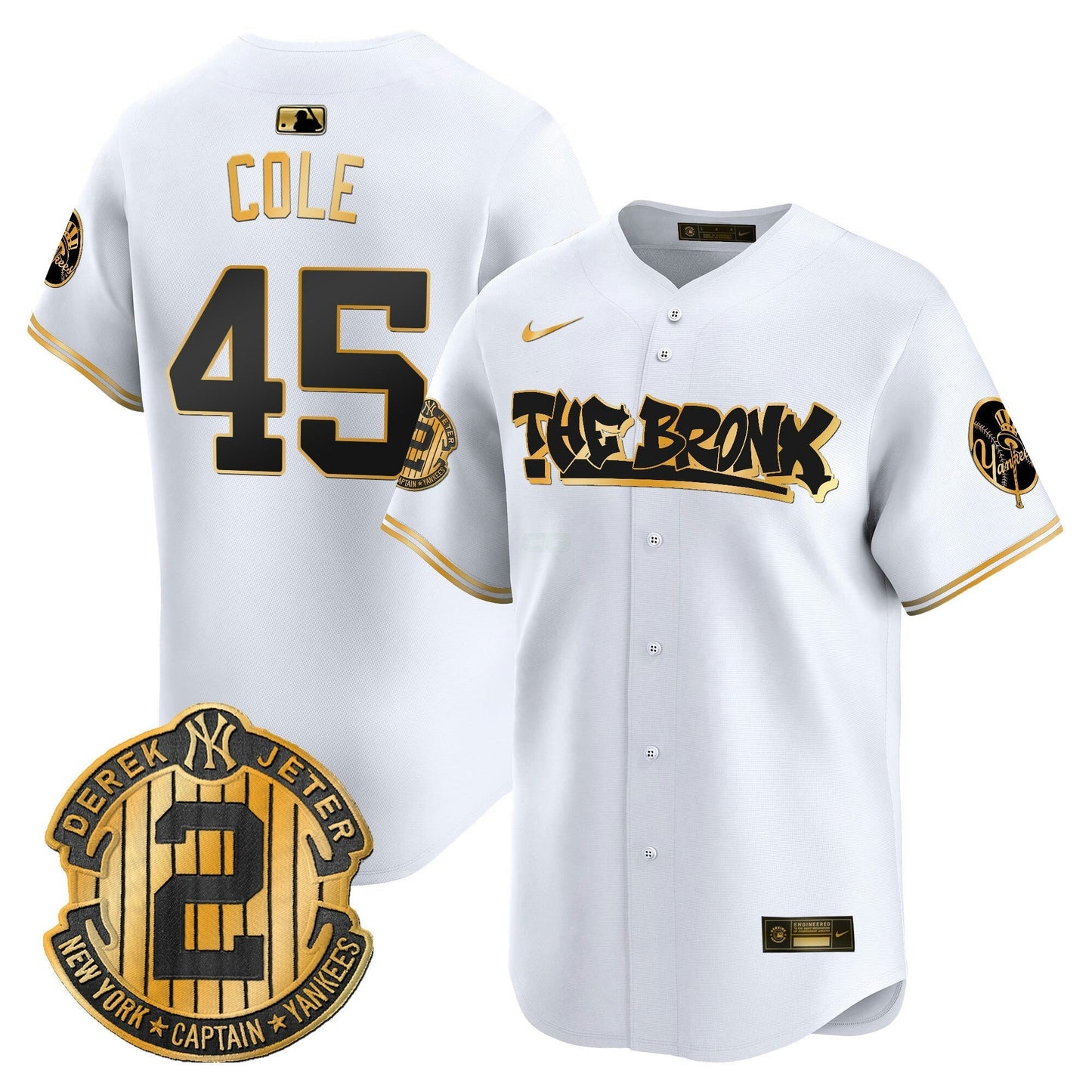 Camisa MLB Men’s New York The Bronx Graffiti Vapor Premier Limited Jersey V5
