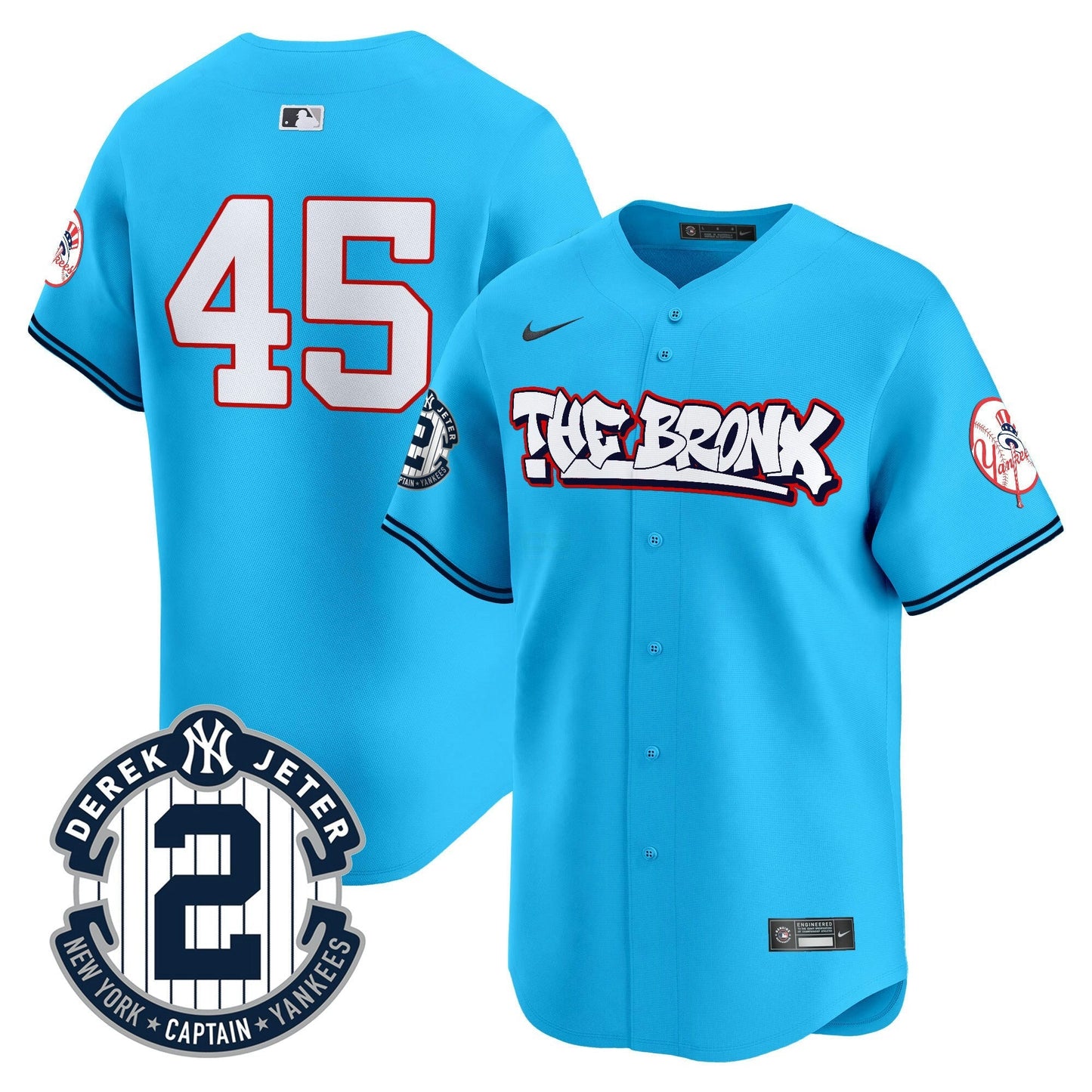 Camisa MLB Men’s New York The Bronx Graffiti Vapor Premier Limited Jersey V8