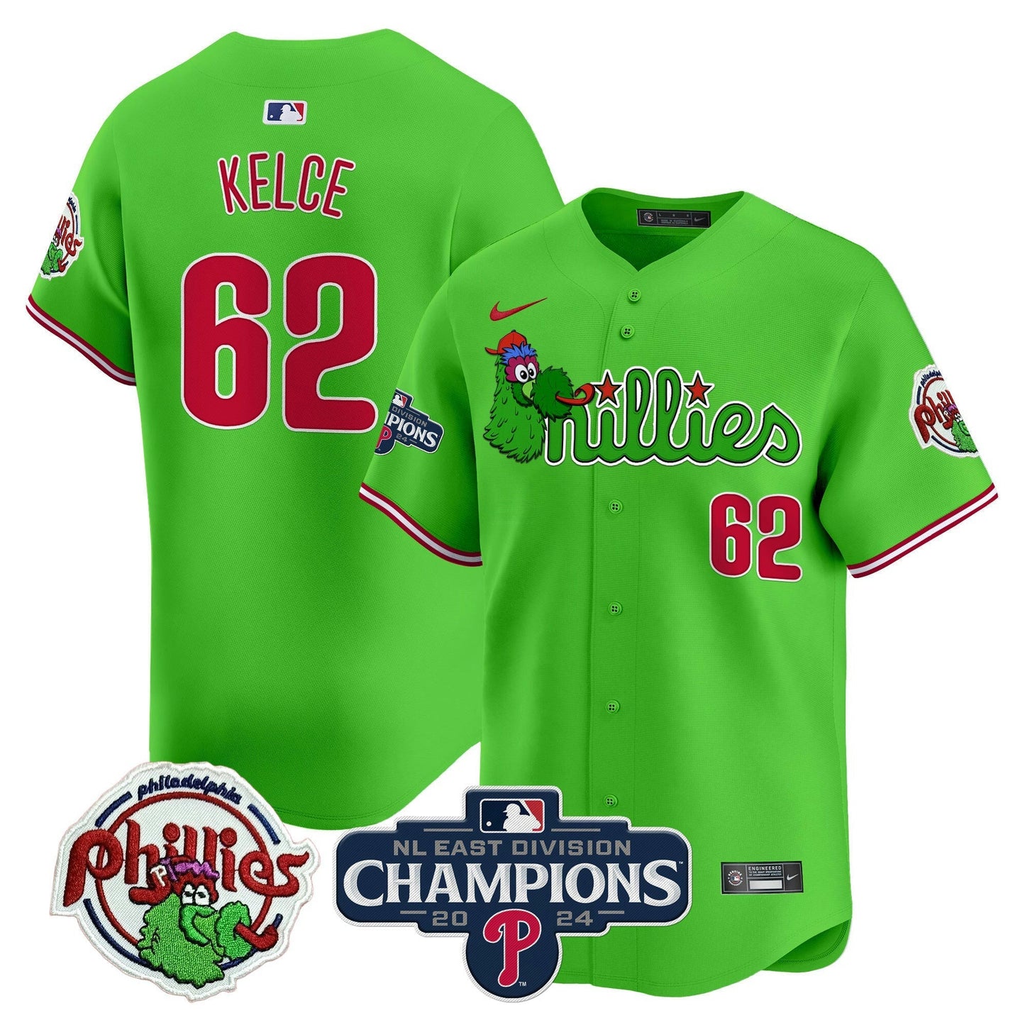 Camisa MLB Men’s Phanatic 2024 NL East Division Champions Vapor Premier Limited Jersey V2