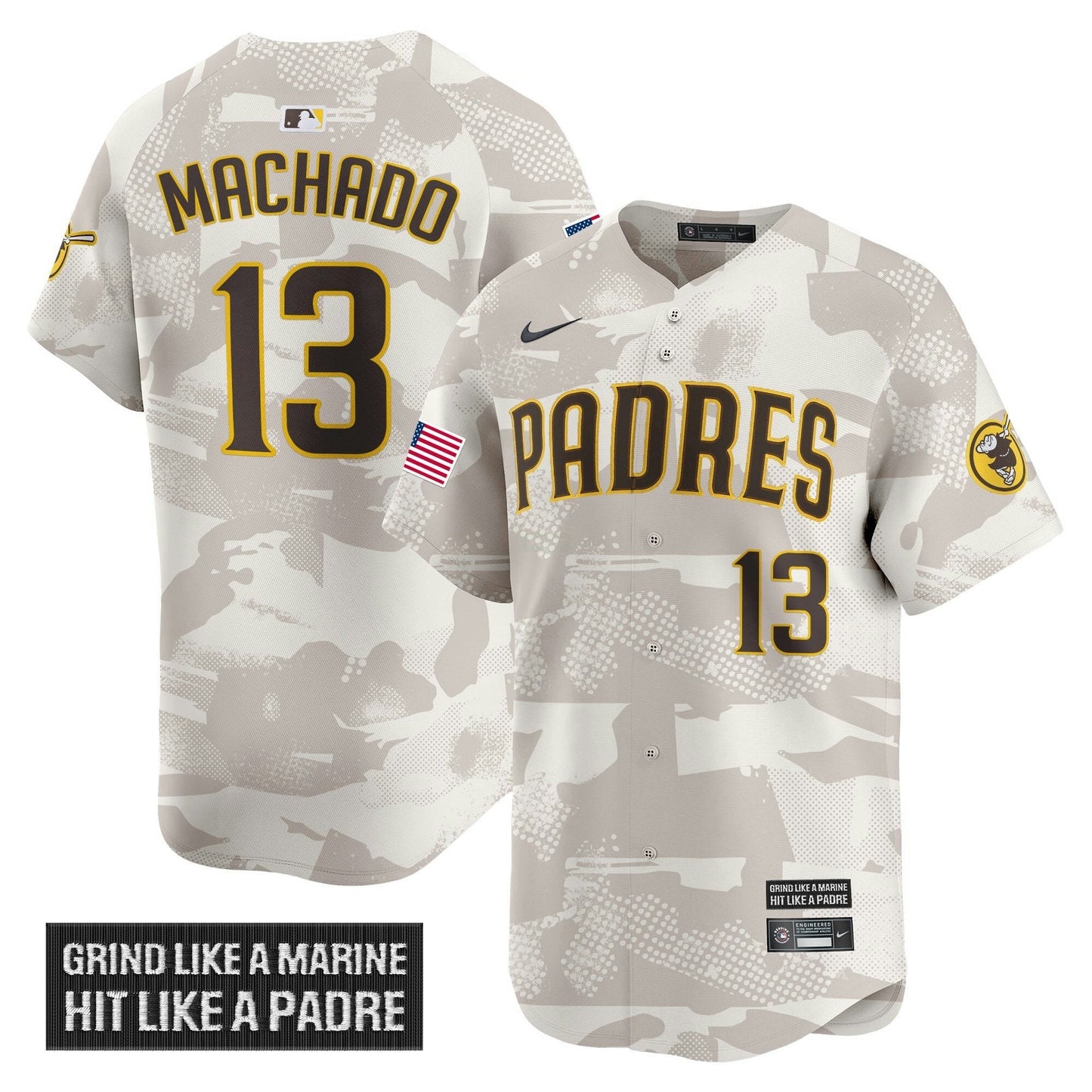 Camisa MLB Men’s San Diego 2025 Armed Forces Day Vapor Premier Limited Jersey