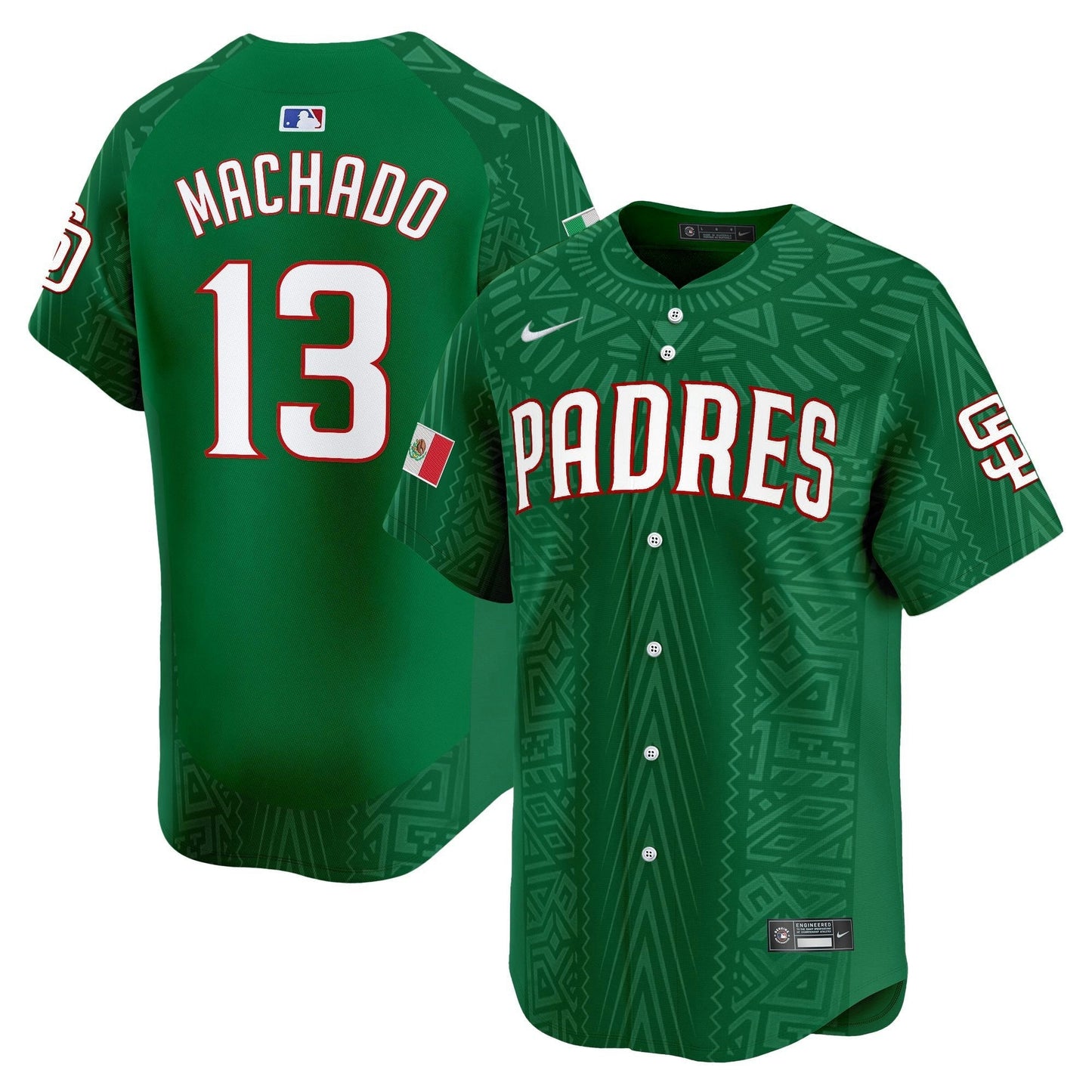 Camisa MLB Men’s San Diego 2025 Mexican Heritage Vapor Premier Limited Jersey – Stitched