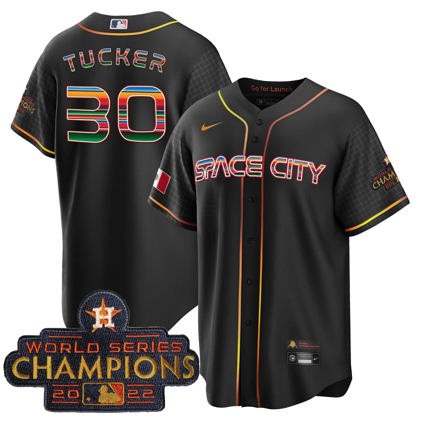 Camisa MLB Men’s Space City Mexico Cool Base Jersey