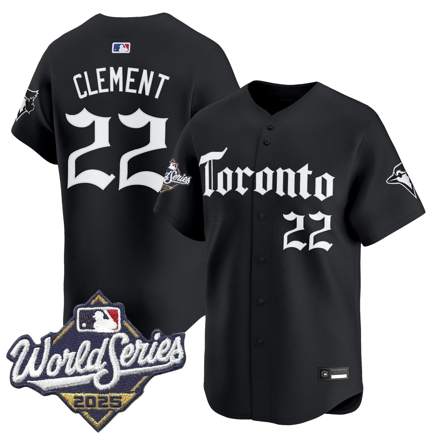 Camisa MLB Men’s Toronto 2025 World Series Vapor Premier Limited Jersey – Gothic North Edition