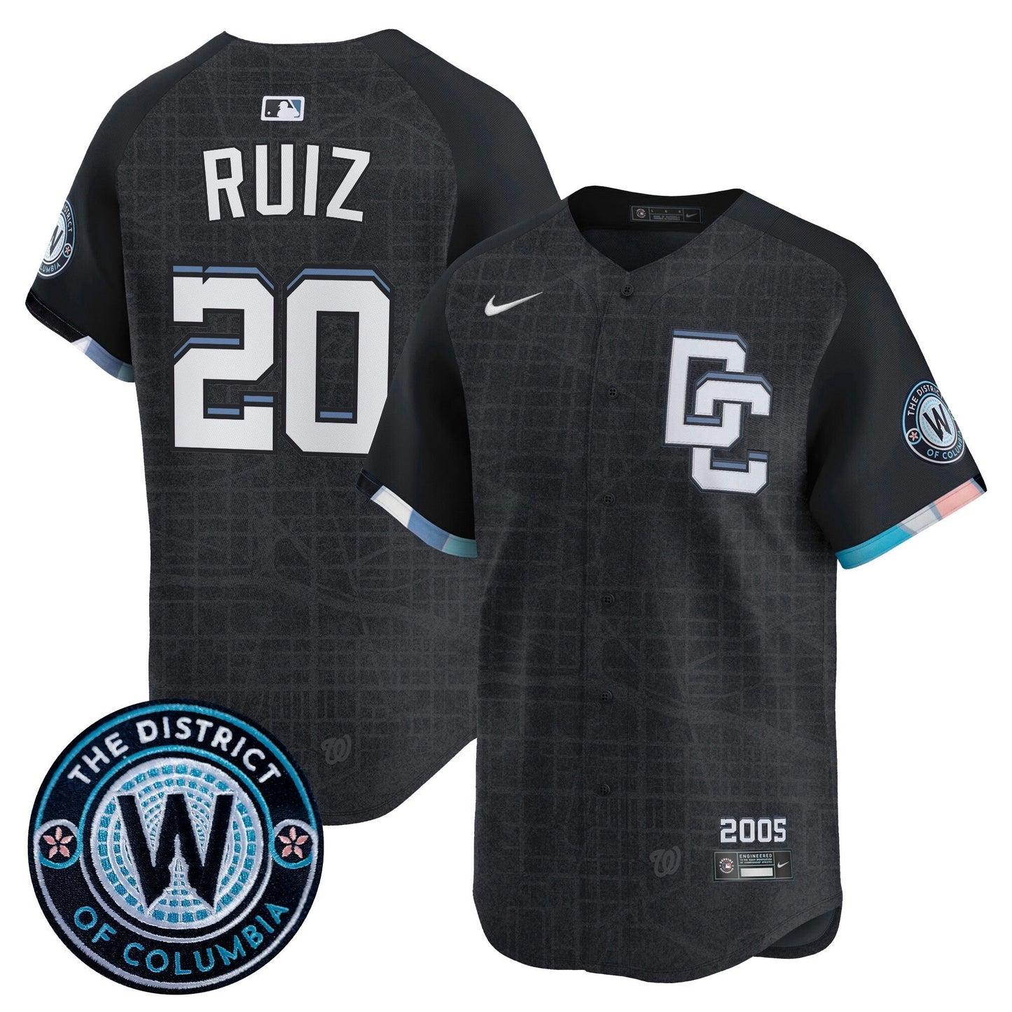 Camisa MLB Men’s Washington 2025 City Connect Vapor Premier Limited Jersey – Stitched