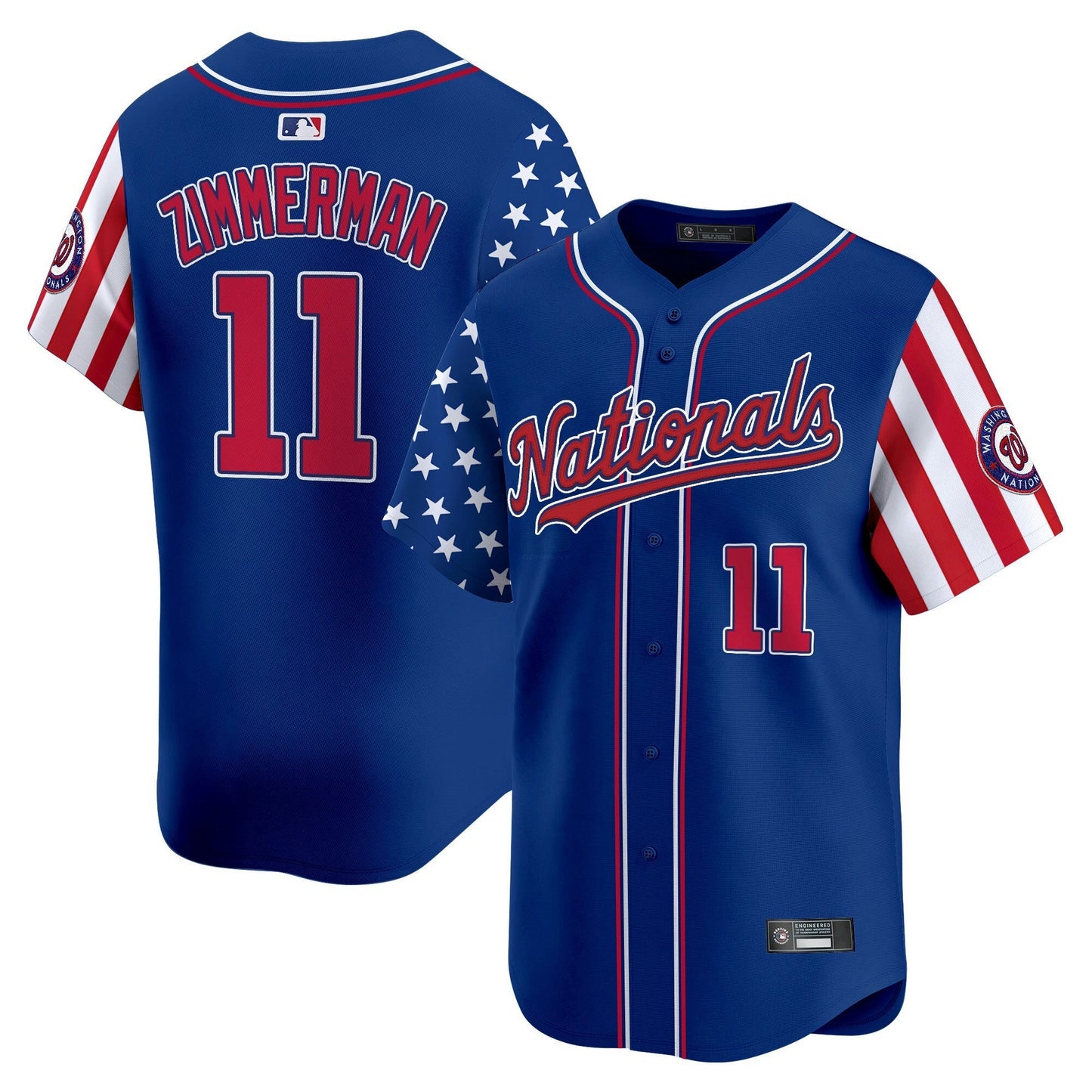 Camisa MLB Men’s Washington 2025 Independence Day Vapor Premier Limited Jersey