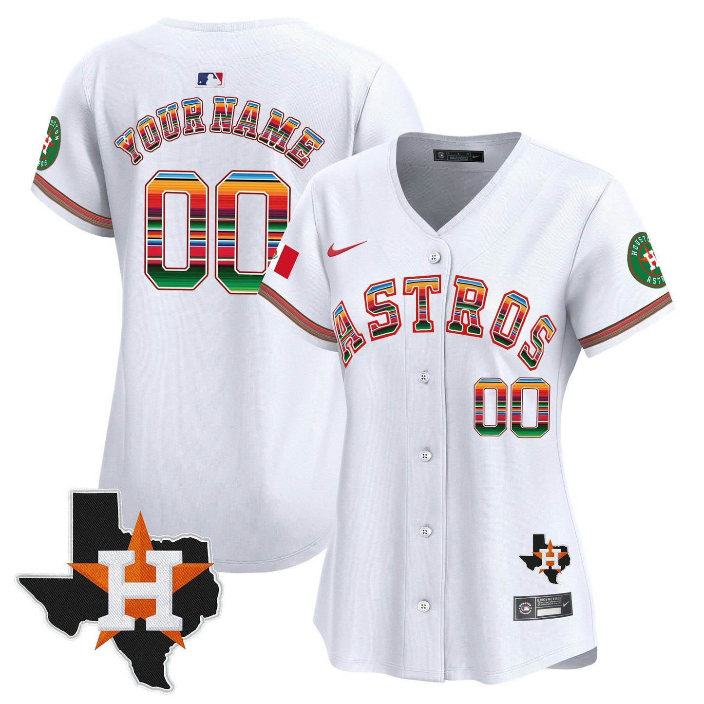 Camisa MLB Mexico Texas Patch Vapor Premier Limited Jersey