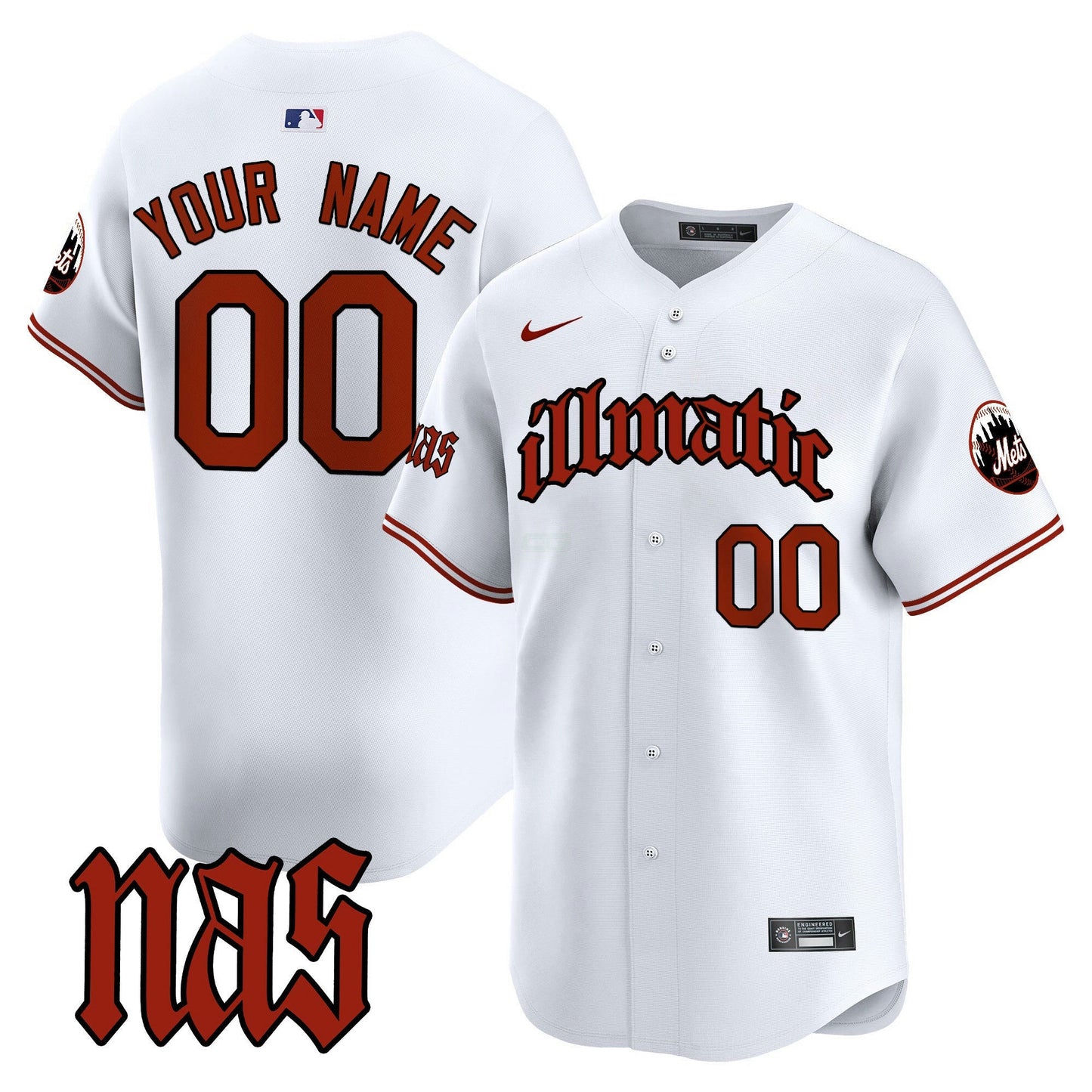 Camisa MLB Nas Illmatic Vapor Premier Limited Jersey