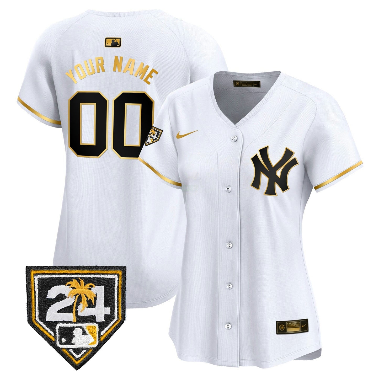 Camisa MLB New York 2024 Spring Training Patch Vapor Premier Limited Jersey