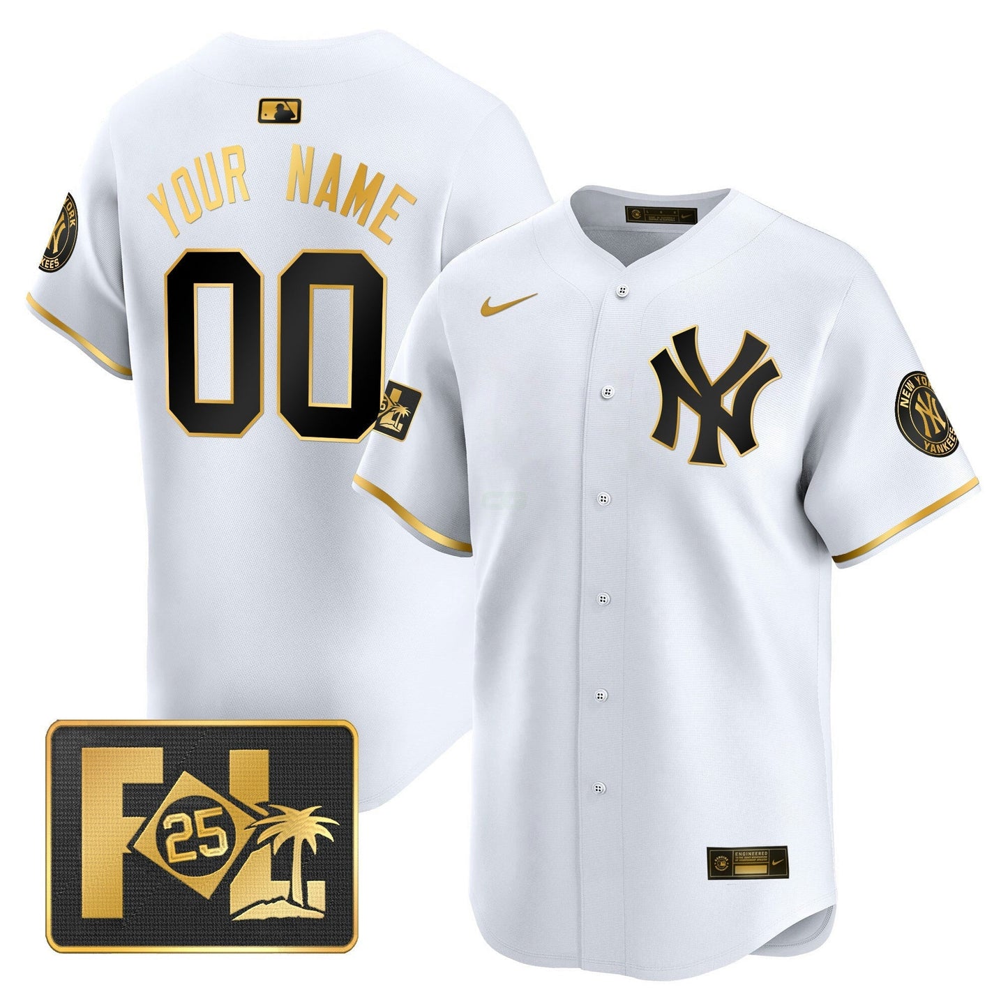 Camisa MLB New York Yankees New York 2025 Spring Training Patch Vapor Premier Limited Jersey
