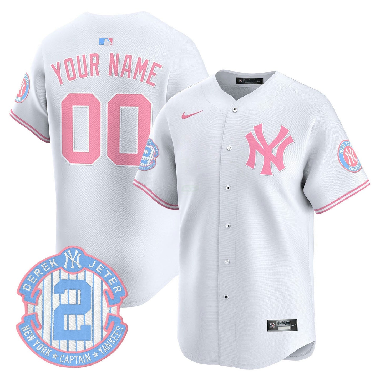 Camisa MLB New York Bubblegum Pink Vapor Premier Limited Jersey