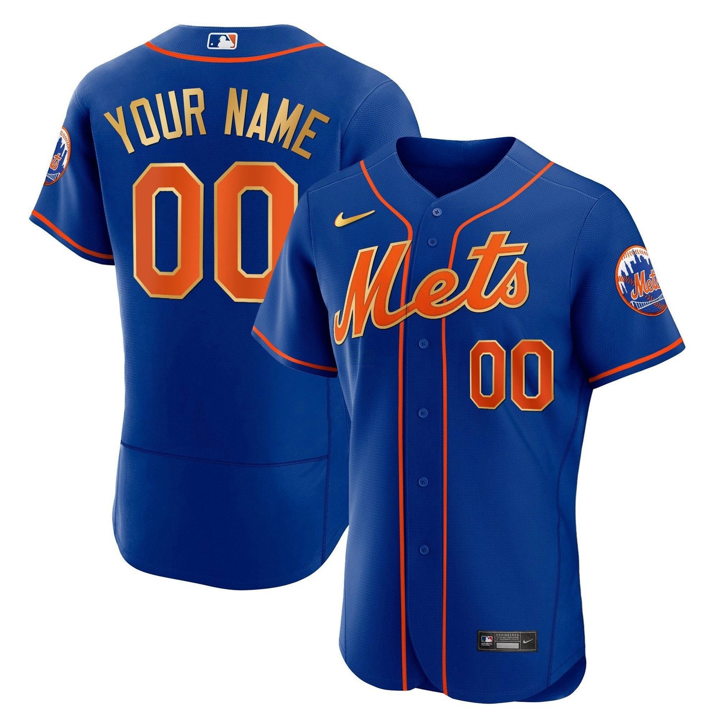 Camisa MLB New York Mets New York Gold Jersey