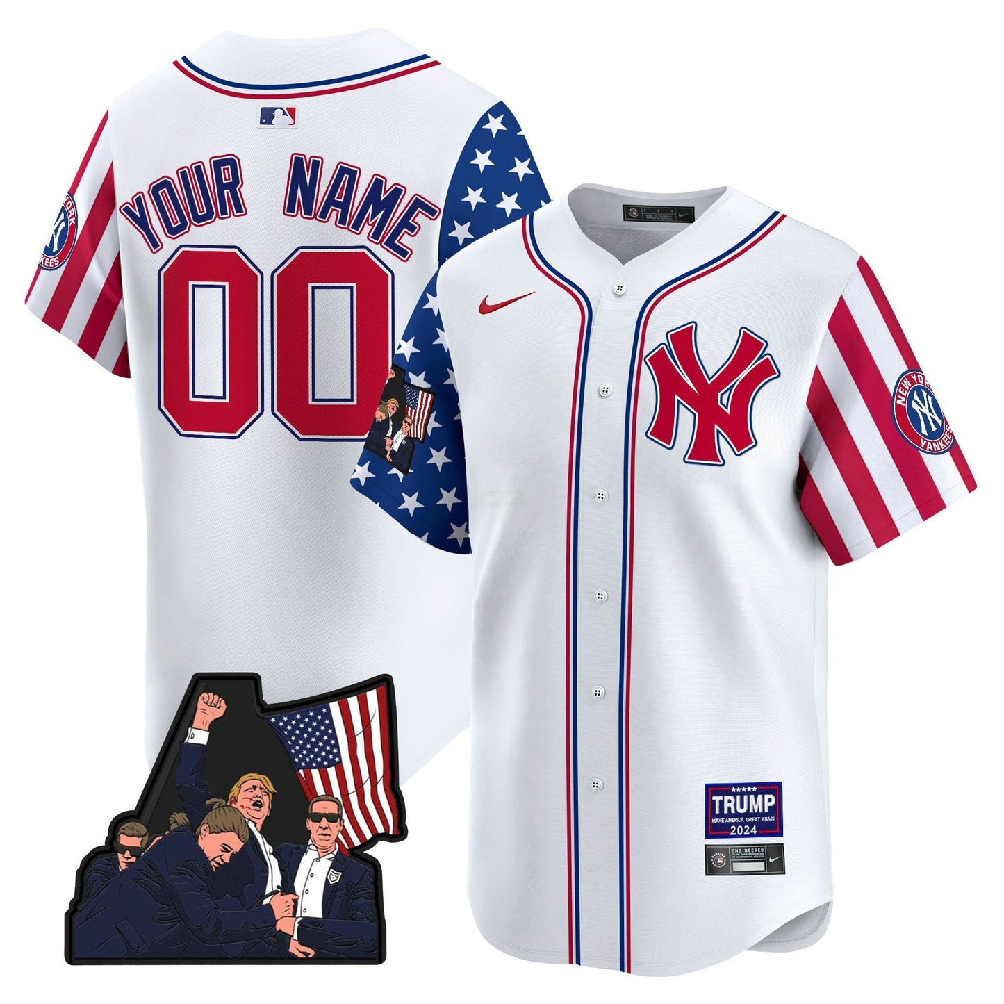 Camisa MLB New York Make American Great Again Vapor Premier Limited Jersey