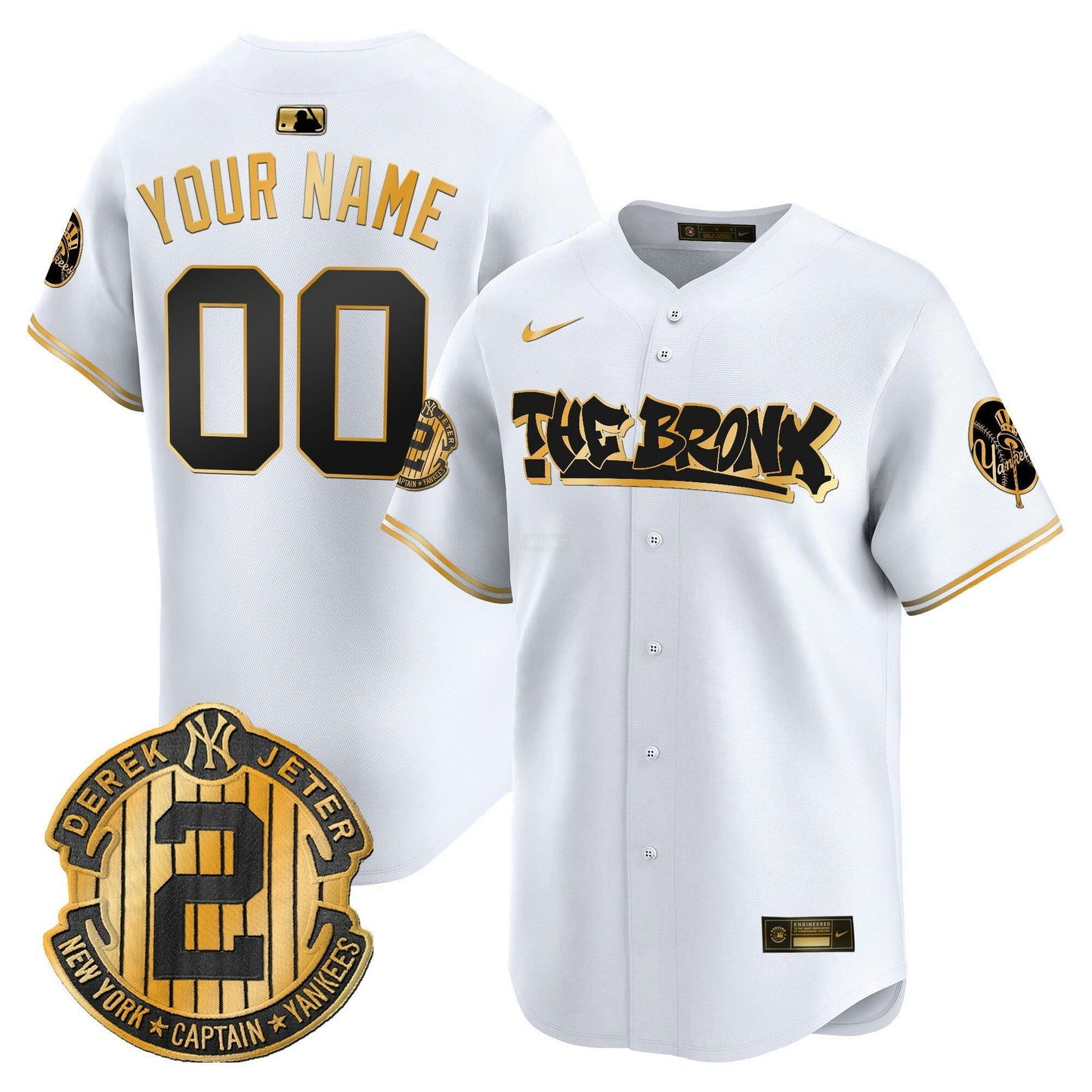 Camisa MLB New York The Bronx Graffiti Vapor Premier Limited Jersey V5