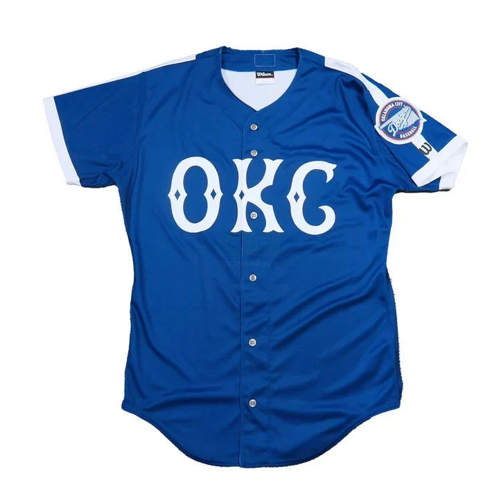 Camisa MLB Oklahoma City OKC Azul Jersey - Azul
