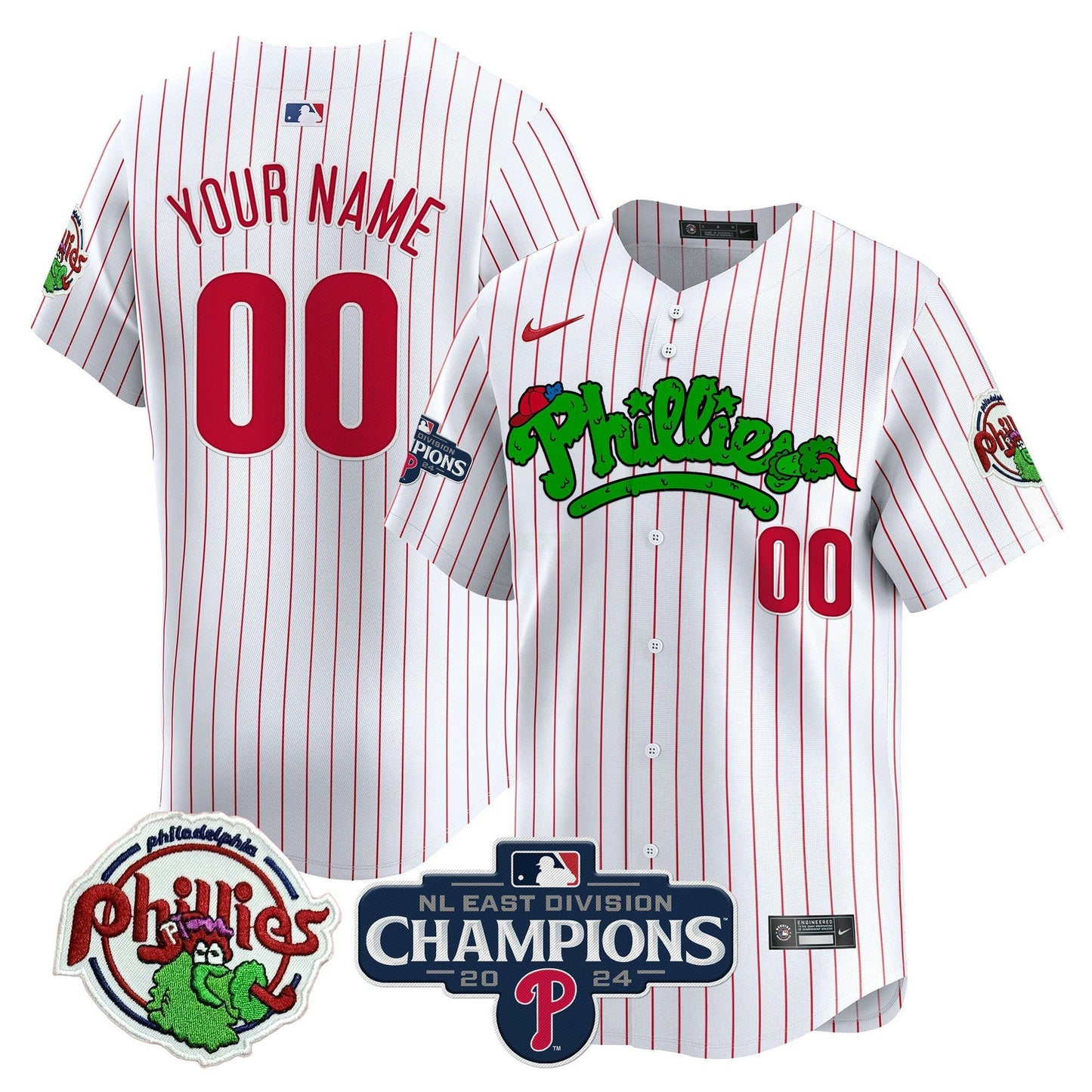 Camisa MLB Phanatic 2024 NL East Division Champions Vapor Premier Limited Jersey