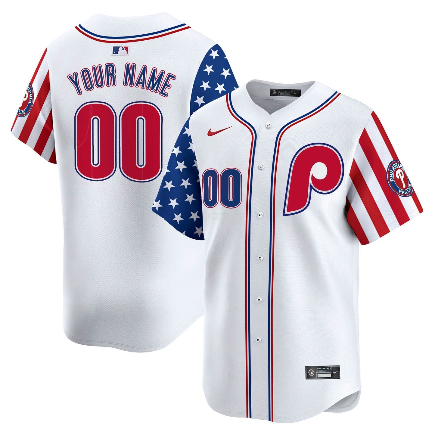 Camisa MLB Philadelphia 2025 Independence Day Vapor Premier Limited Jersey