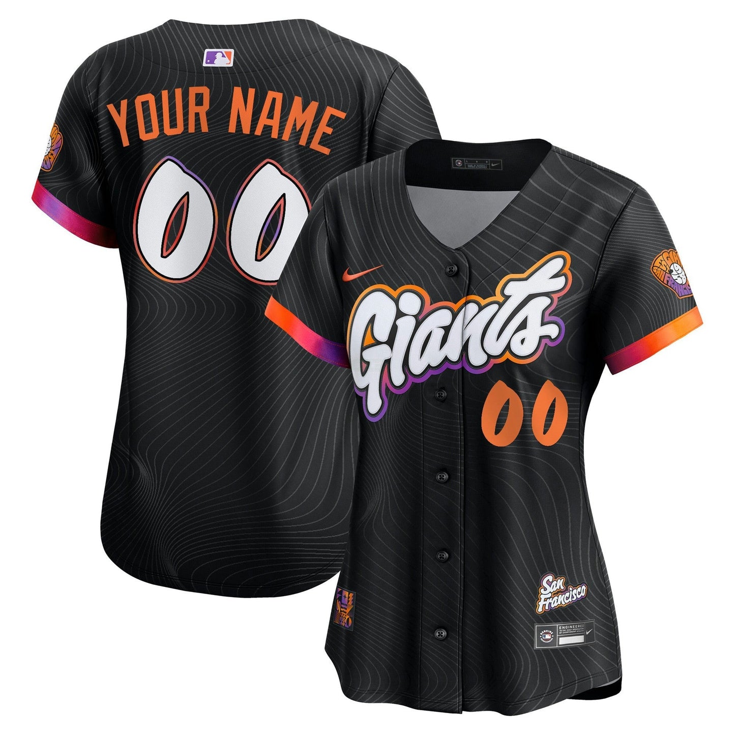 Camisa MLB San Francisco 2025 City Connect Vapor Premier Limited Jersey - Preta