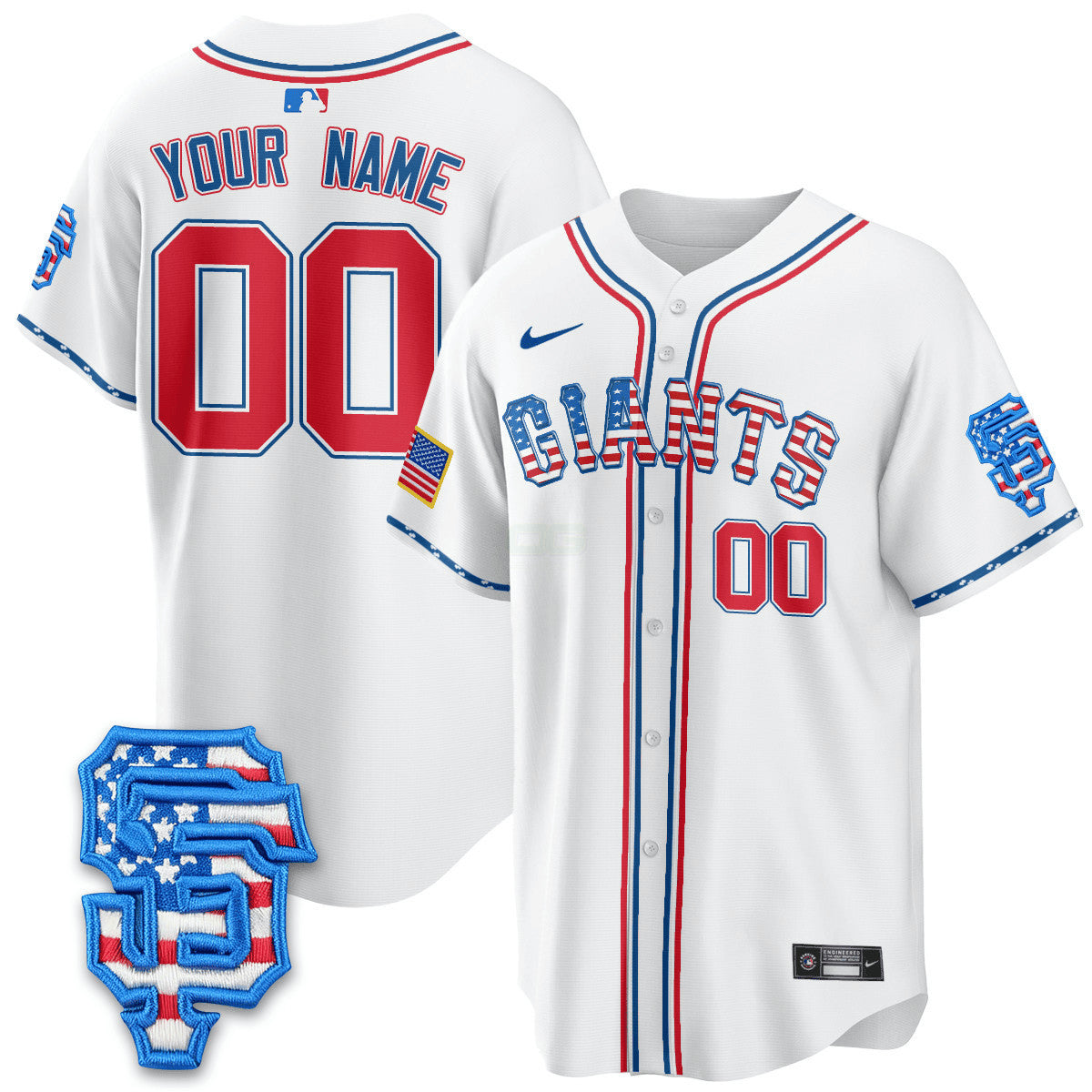 Camisa MLB San Francisco 2025 Fourth of July Vapor Premier Limited Jersey