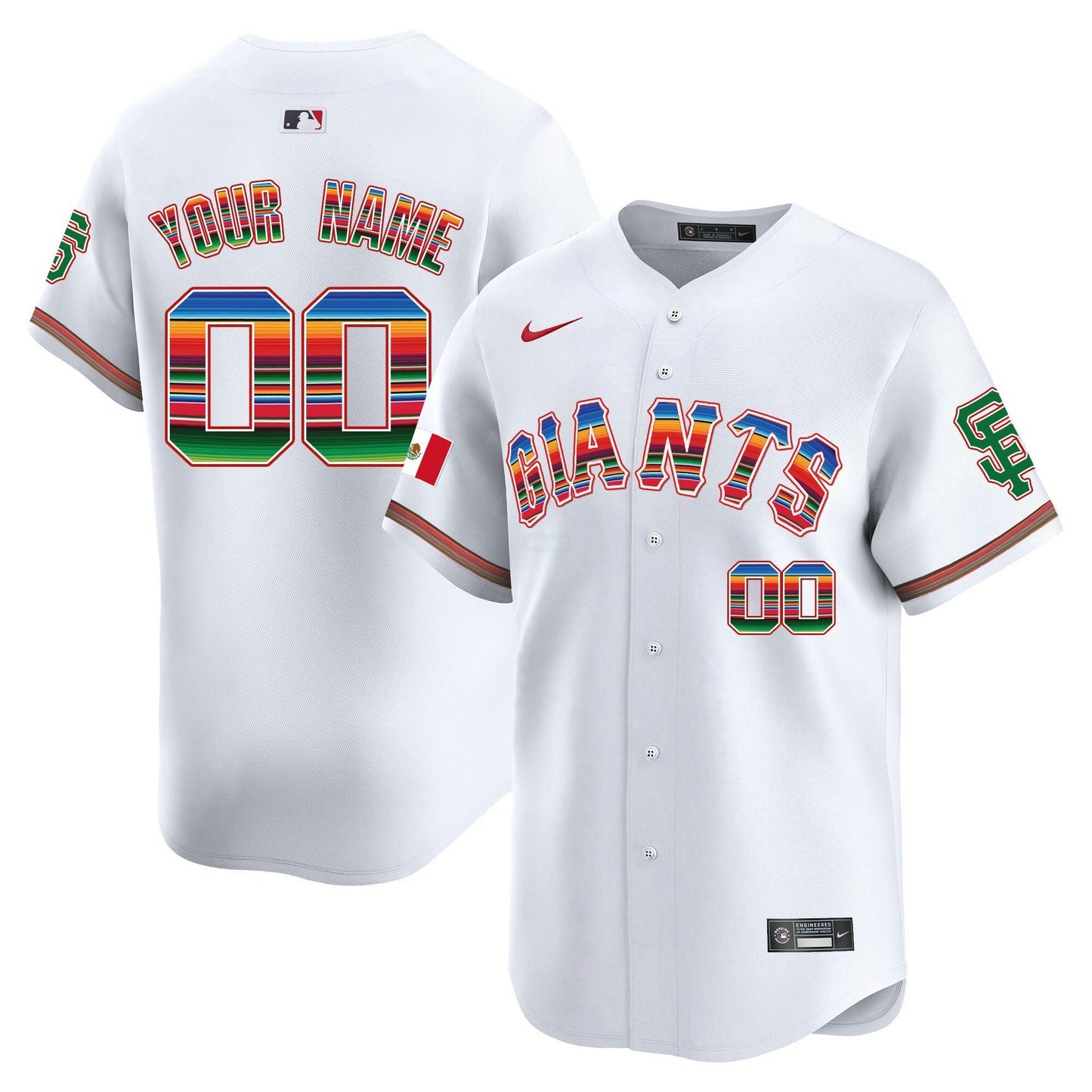 Camisa MLB San Francisco Mexico Vapor Premier Limited Jersey