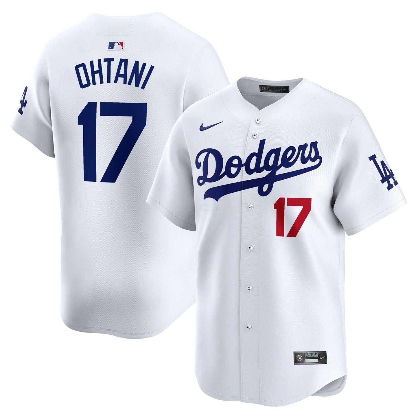 Camisa MLB Shohei Ohtani Los Angeles Home Limited Player Jersey – Branca - Branca