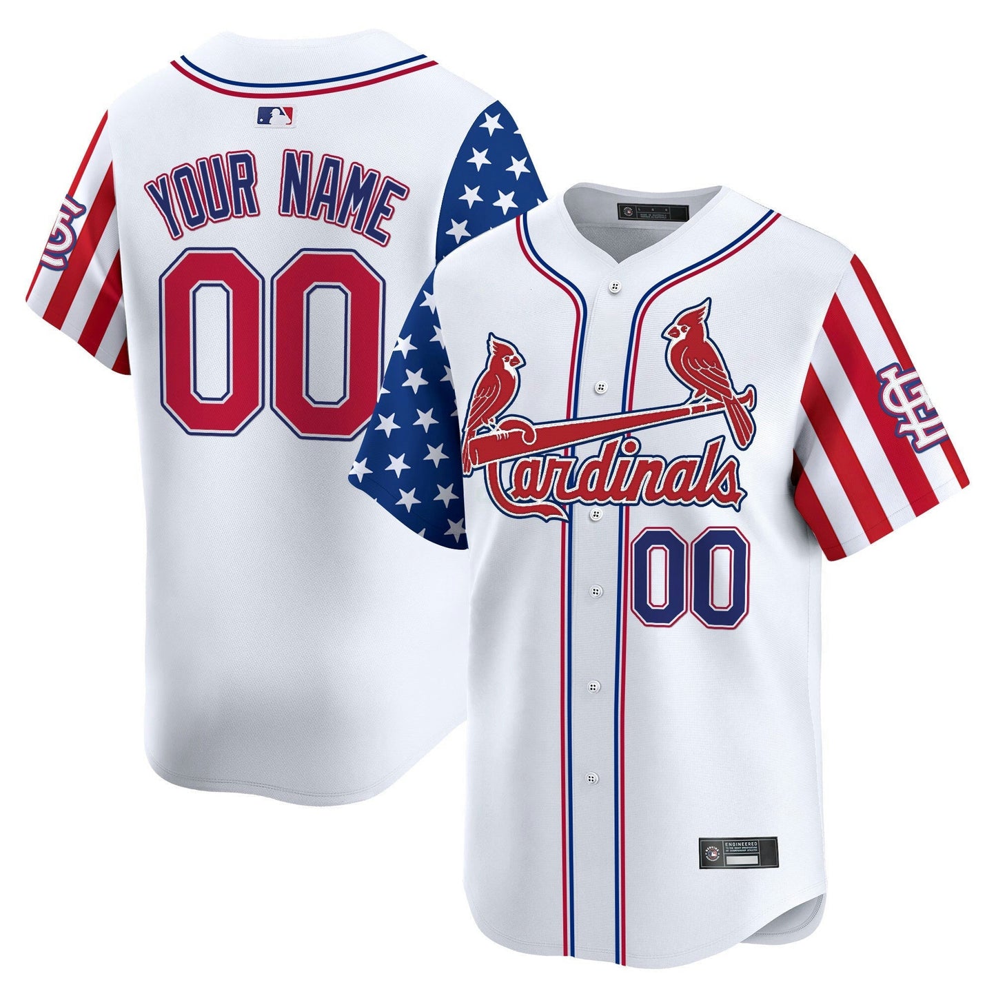 Camisa MLB St. Louis 2025 Independence Day Vapor Premier Limited Jersey V2