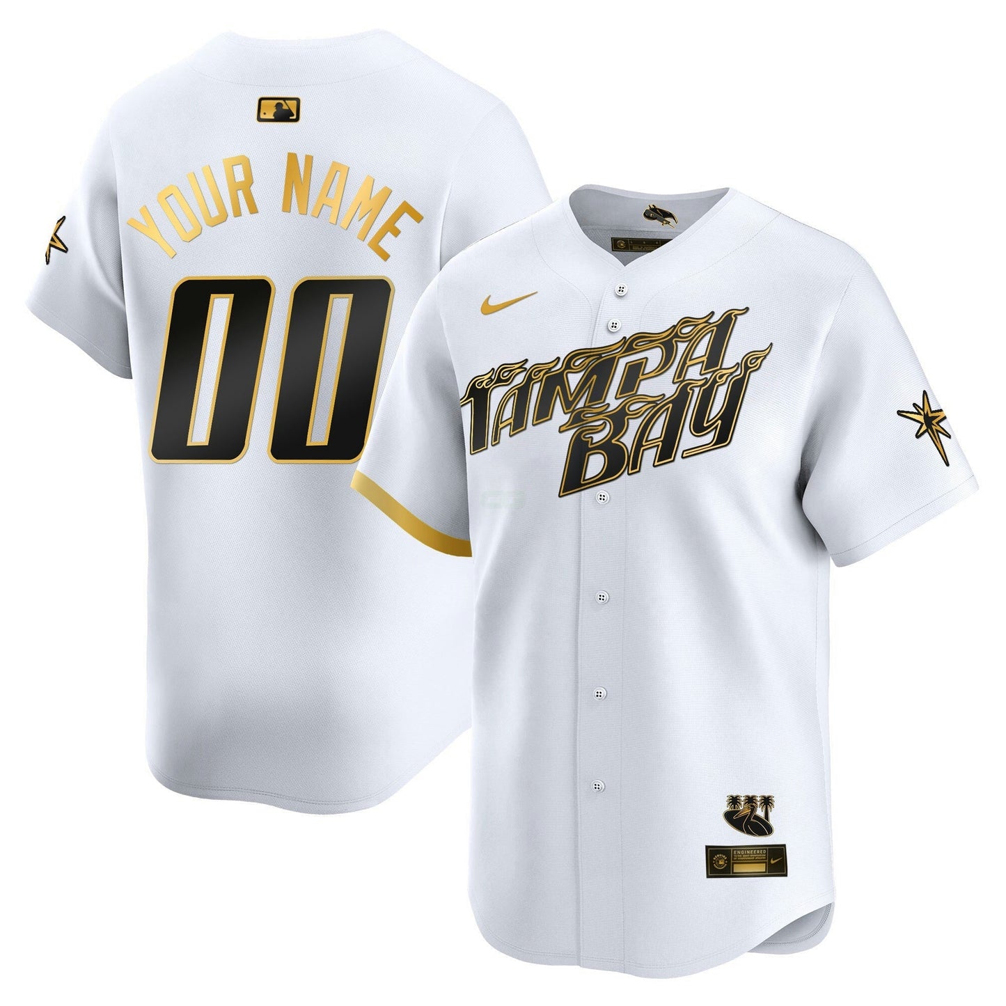 Camisa MLB Tampa Bay 2024 City Connect Vapor Premier Limited Jersey – Grafite