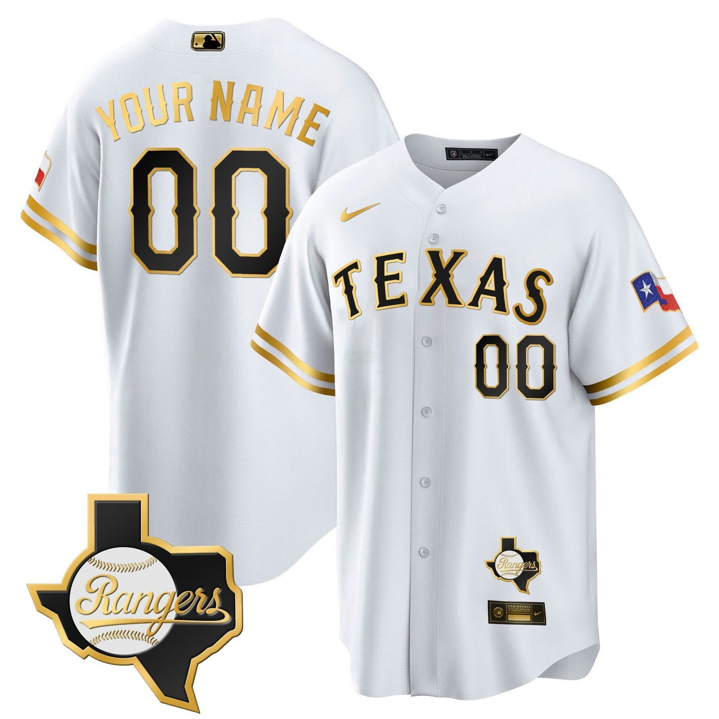 Camisa MLB Texas 2023 Cool Base Jersey – Texas Patch