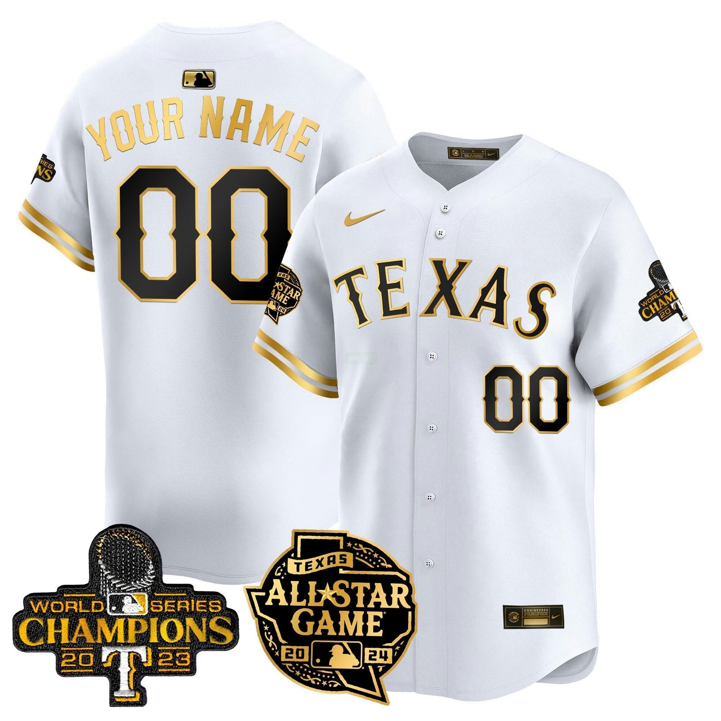 Camisa MLB Texas 2024 All Star Game Patch Vapor Premier Limited Jersey
