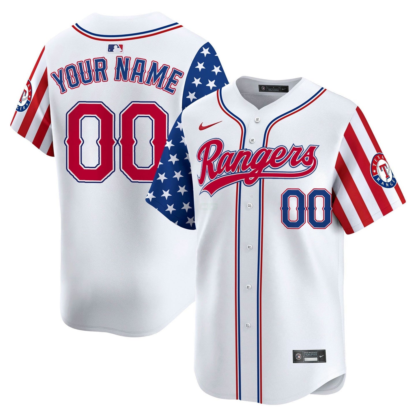 Camisa MLB Texas 2024 Independence Day Vapor Premier Limited Jersey