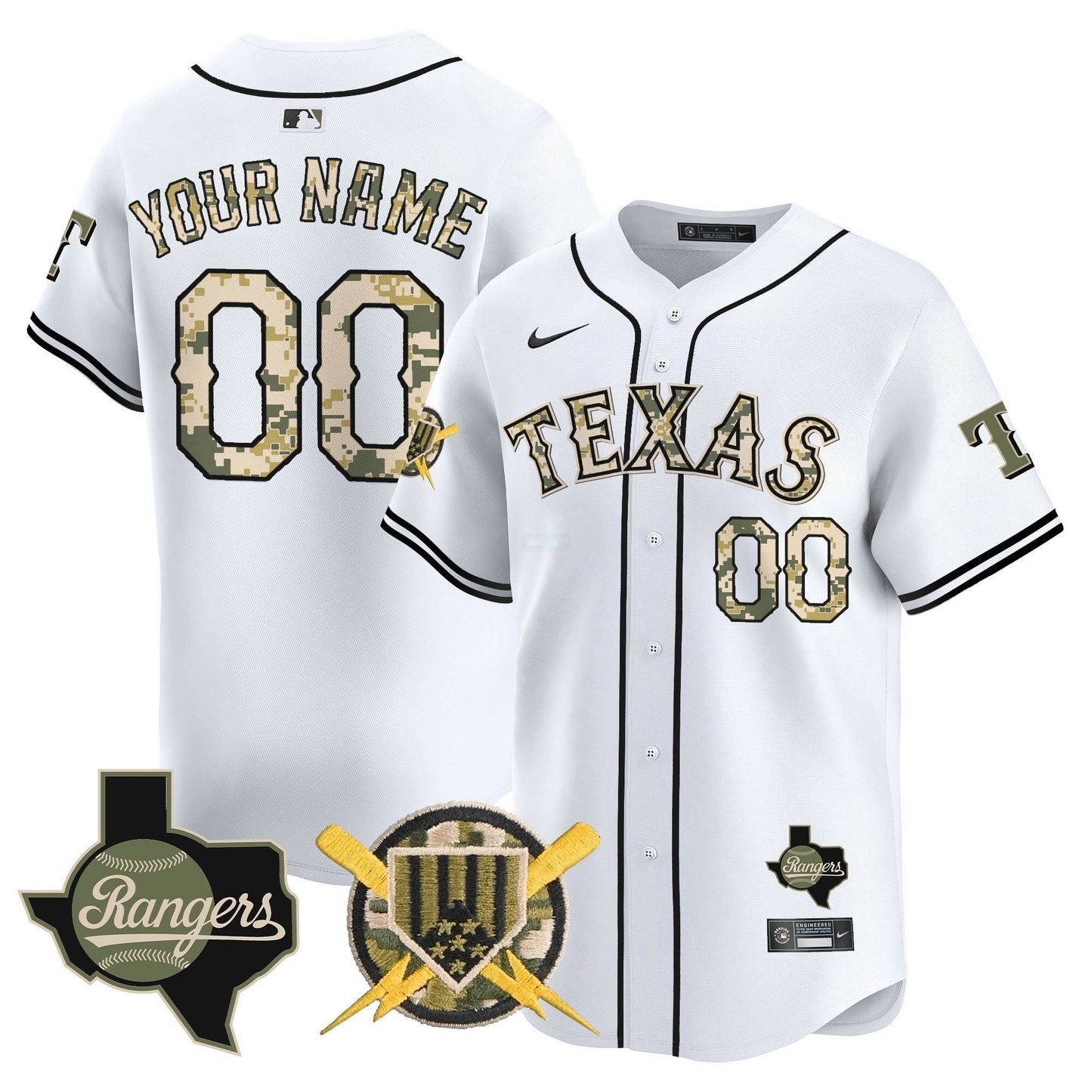 Camisa MLB Texas Armed Forces Day Vapor Premier Limited Jersey