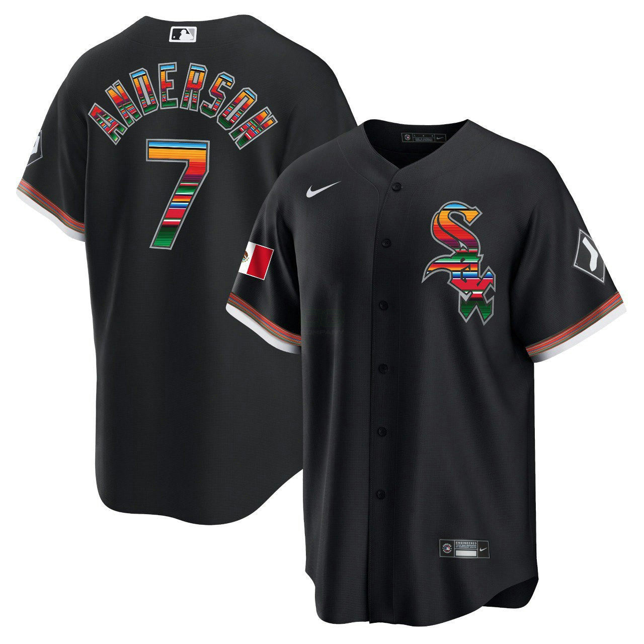 Camisa MLB Tim Anderson Chicago Hispanic Heritage Night Jersey - Tim Anderson