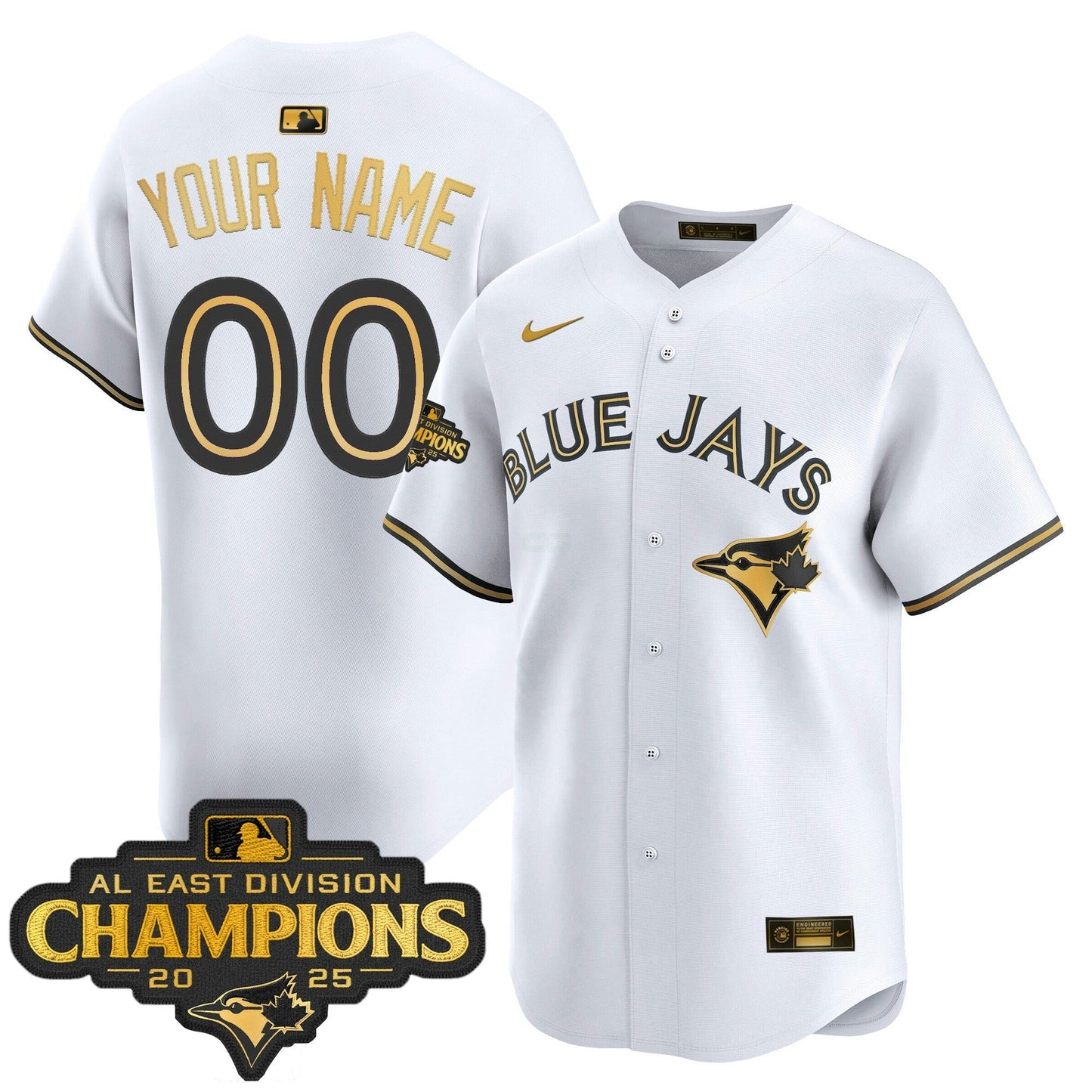 Camisa MLB Toronto 2025 AL East Division Champions Vapor Premier Limited Jersey