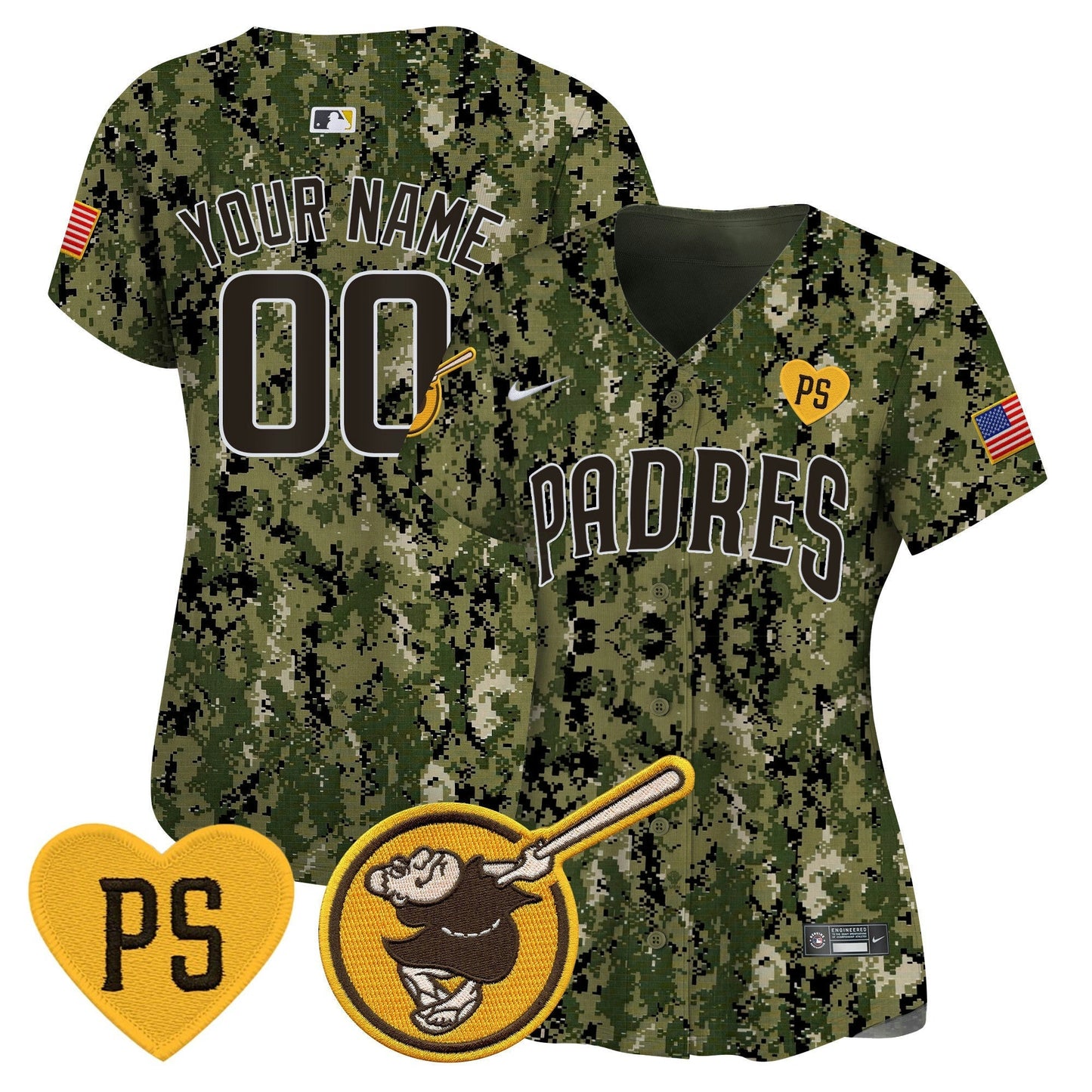 Camisa MLB San Diego Padres USMC Alternativa Vapor Premier Limited Jersey